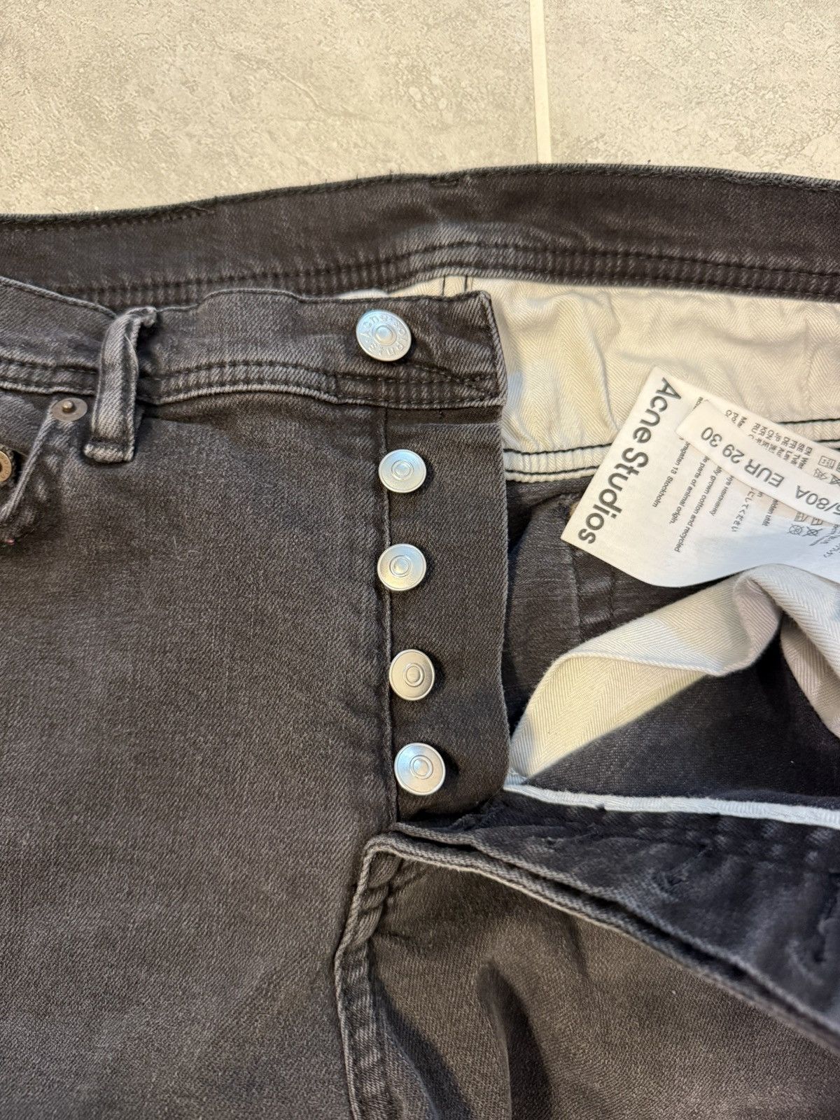 Acne Studios Acne studios river denim Size US 29 - 3 Thumbnail