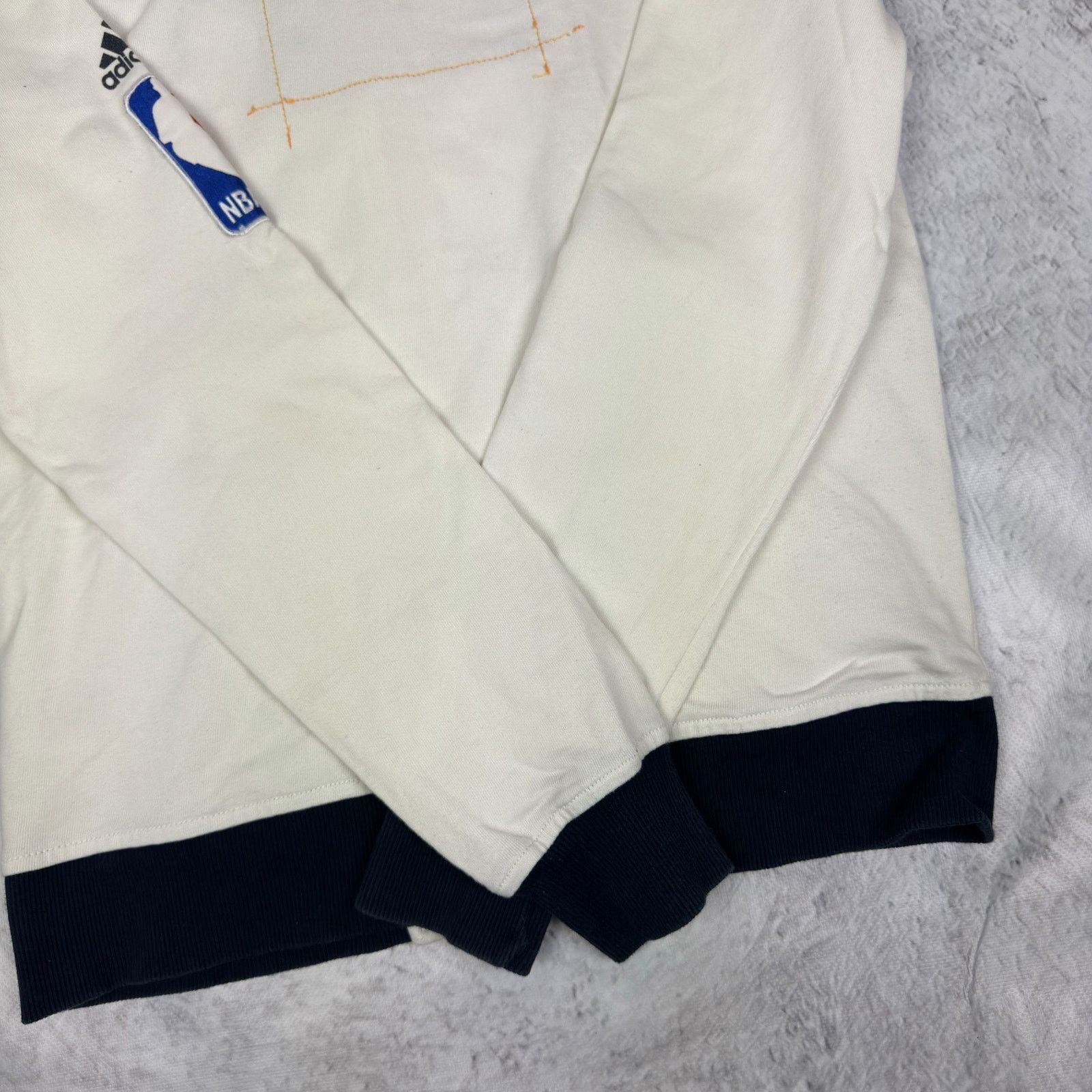 Adidas Adidas Womens White Streetwear Outdoor Full Zip NBA Hoodie S Size S / US 4 / IT 40 - 8 Thumbnail