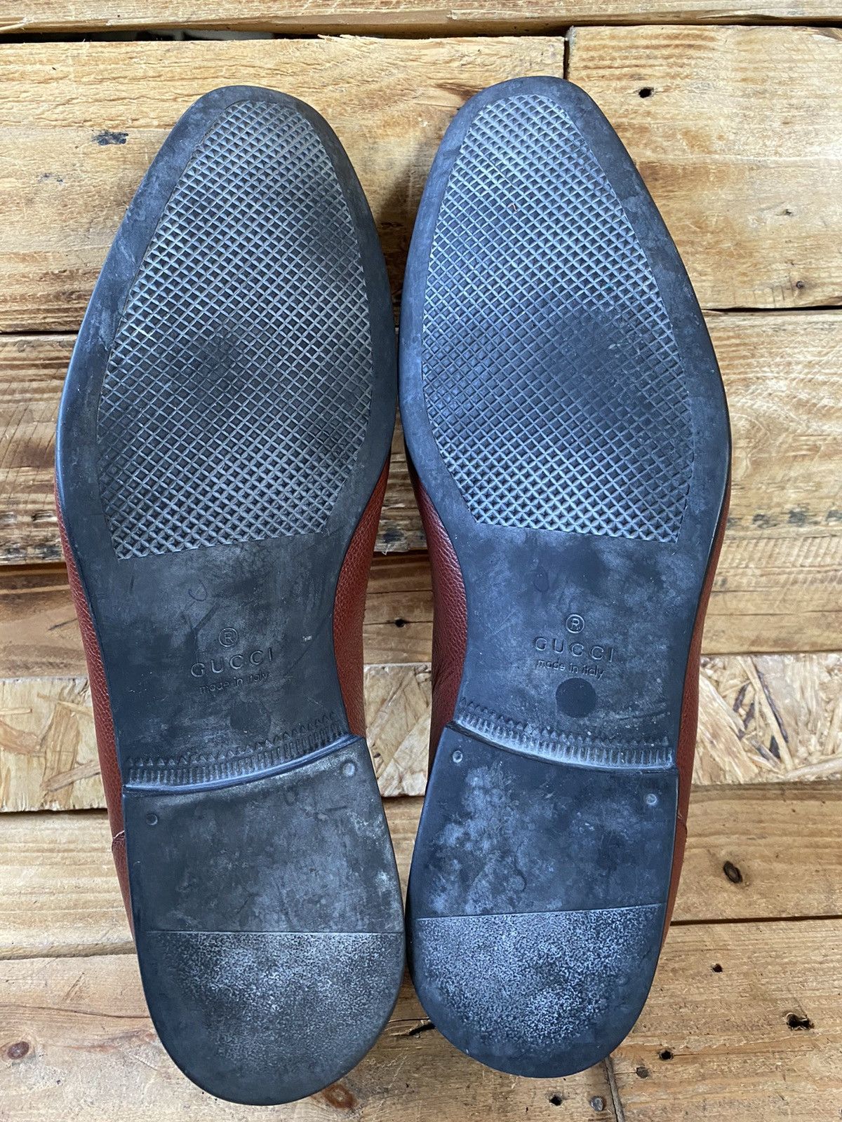 Gucci Gucci horsebit oxford cap-toe leather shoes sz uk 9 Size US 10 / EU 43 - 14 Thumbnail