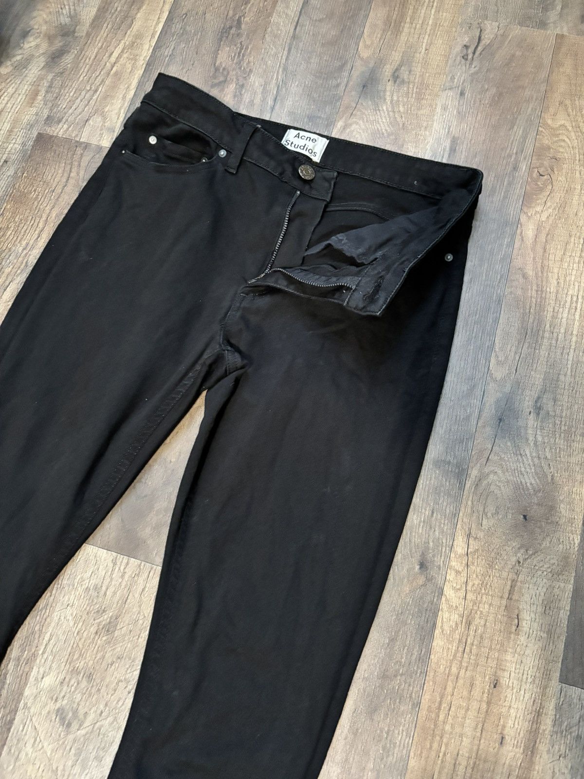 Acne Studios Acne Studios Skin 5 black denim Size 29" - 1 Thumbnail
