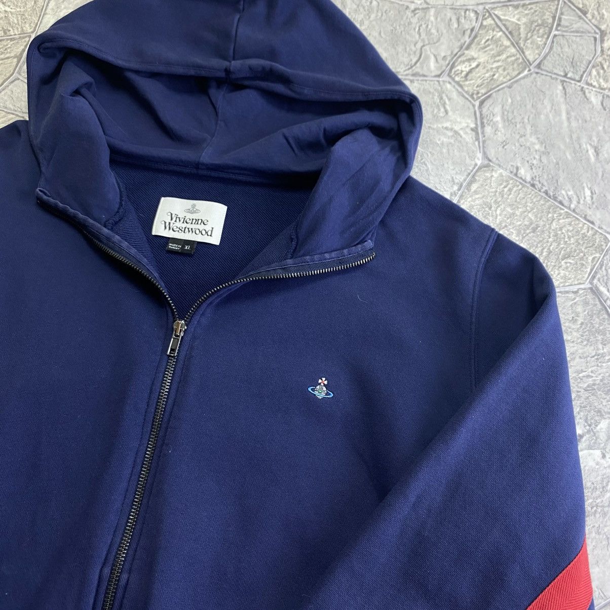 Vivienne Westwood Vintage Vivienne Westwood Zip Hoodie Size US XL / EU 56 / 4 - 7 Thumbnail