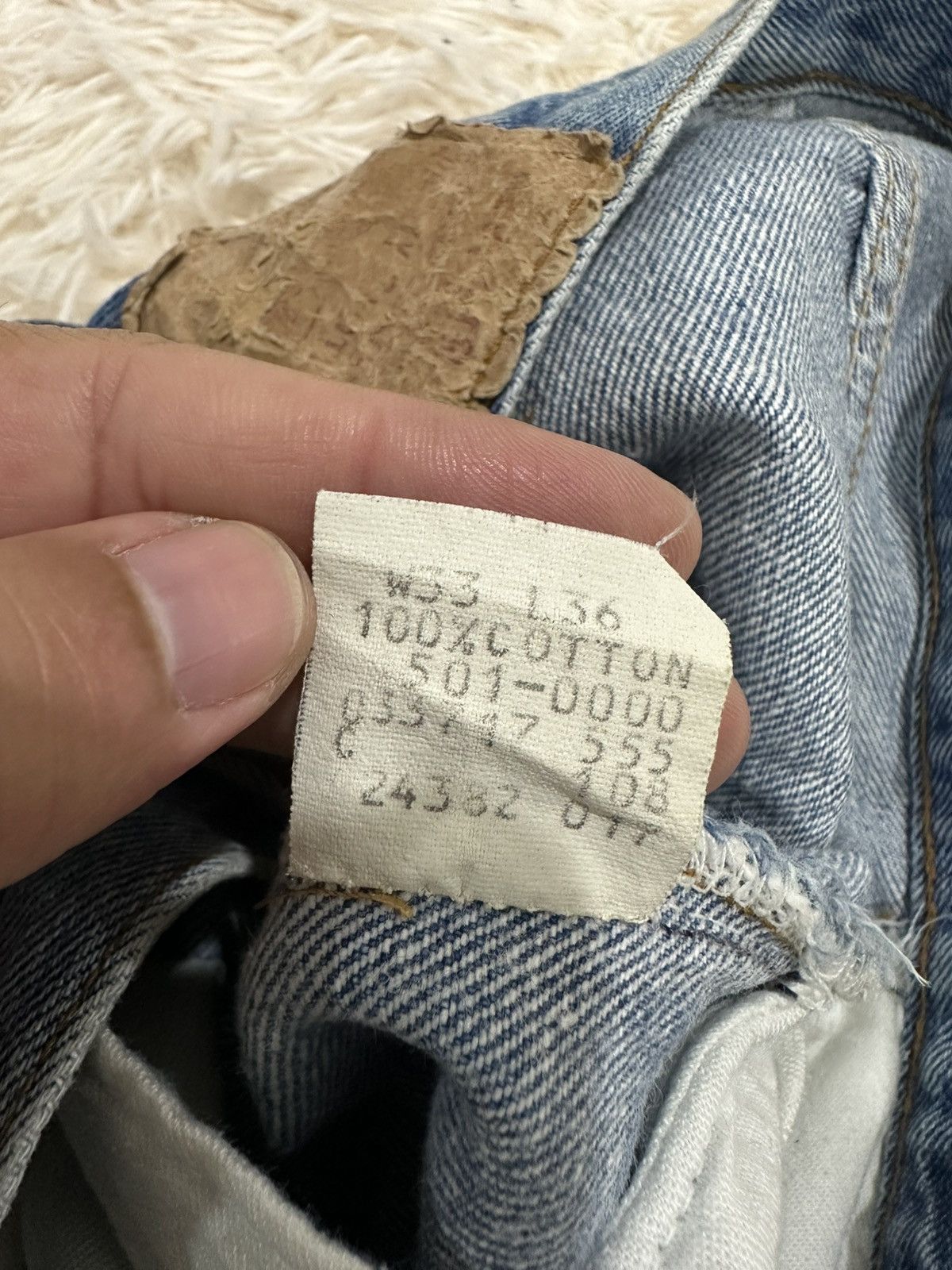 Levi's Vintage Levis 501, 80's 1988 USA Sidedam Size US 31 - 11 Thumbnail
