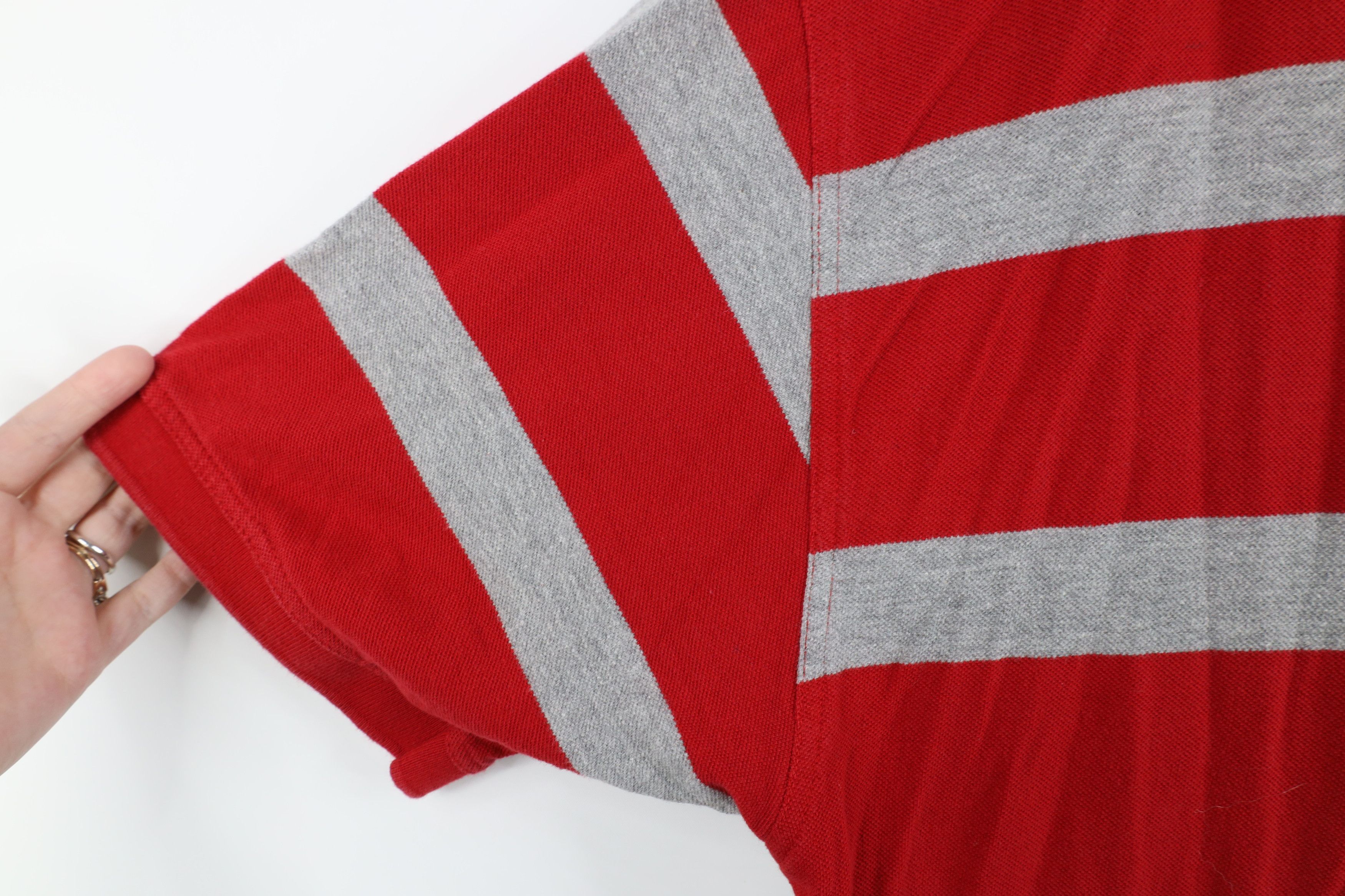 Vintage Vintage 90s Ohio State University Striped Rugby Polo Shirt Size US XL / EU 56 / 4 - 6 Thumbnail
