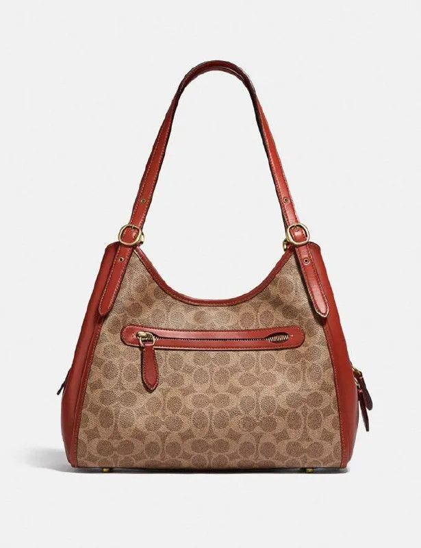Coach COACH LORI SHOULDER BAG IN SIGNATURE CANVAS Size ONE SIZE - 17 Thumbnail