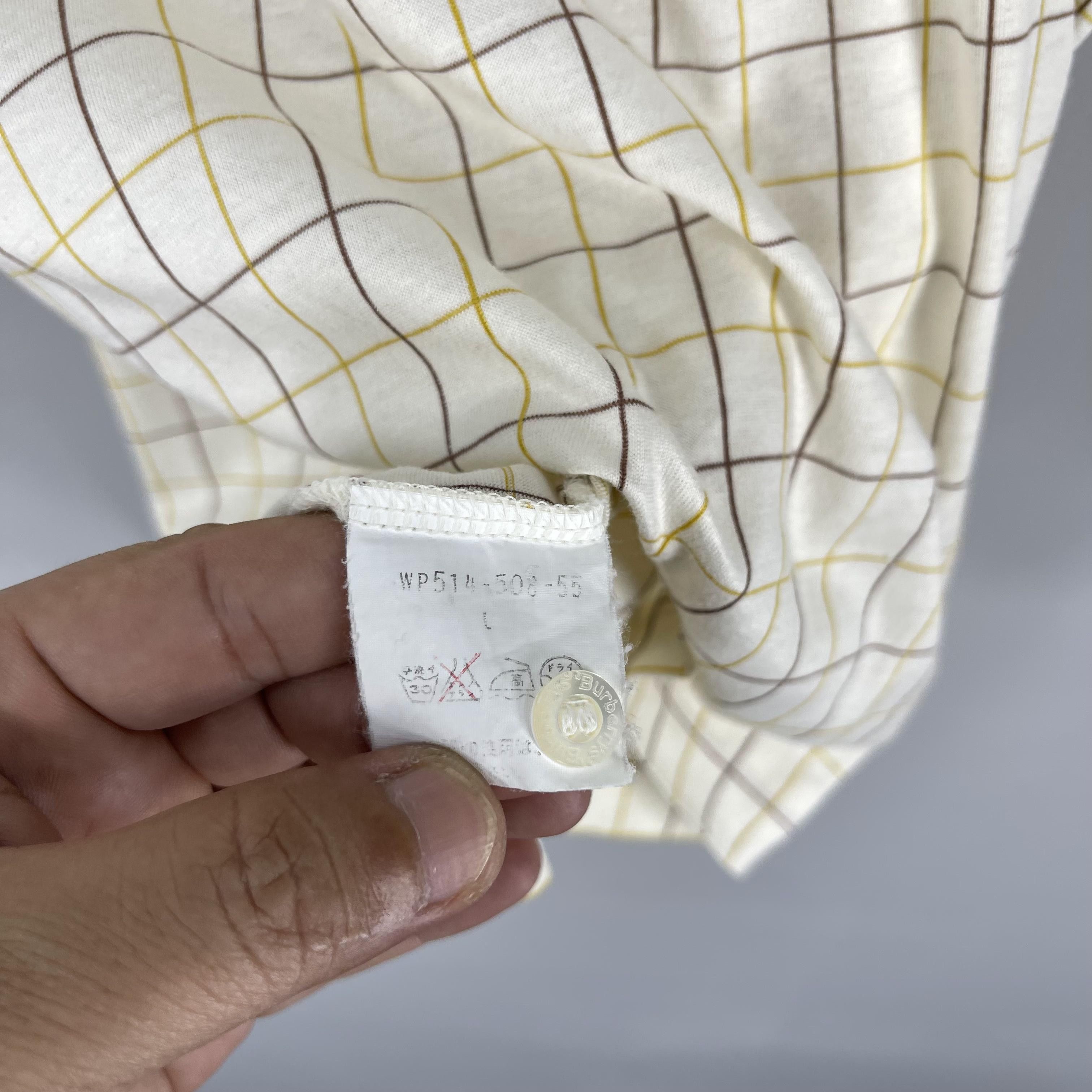 Burberry Vintage BURBERRYS London Plaid Checkered Multi Polo Shirt Size US M / EU 48-50 / 2 - 6 Thumbnail