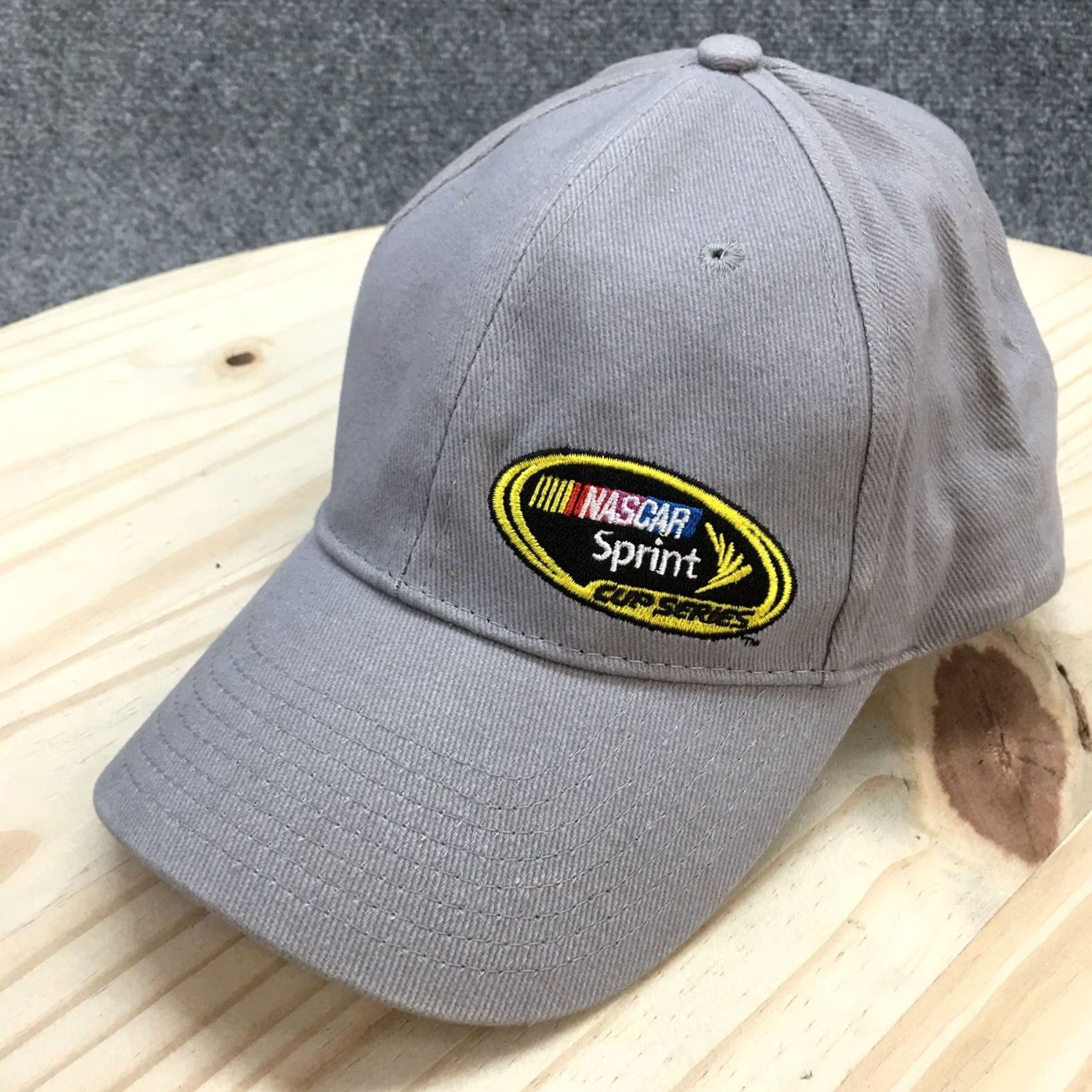 NASCAR Nascar Sprint Baseball Cap Hat Mens One Size Grey Cotton Adjustable Embroidered Size ONE SIZE - 2 Thumbnail