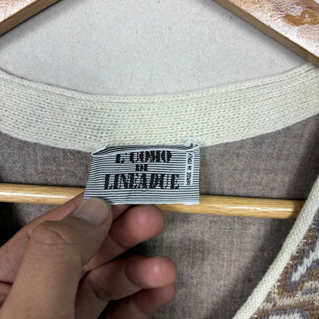 Vintage Vintage Wool Alpaca L’uomo Di Line Due Native Aztec Cardigan Size US M / EU 48-50 / 2 - 8 Thumbnail