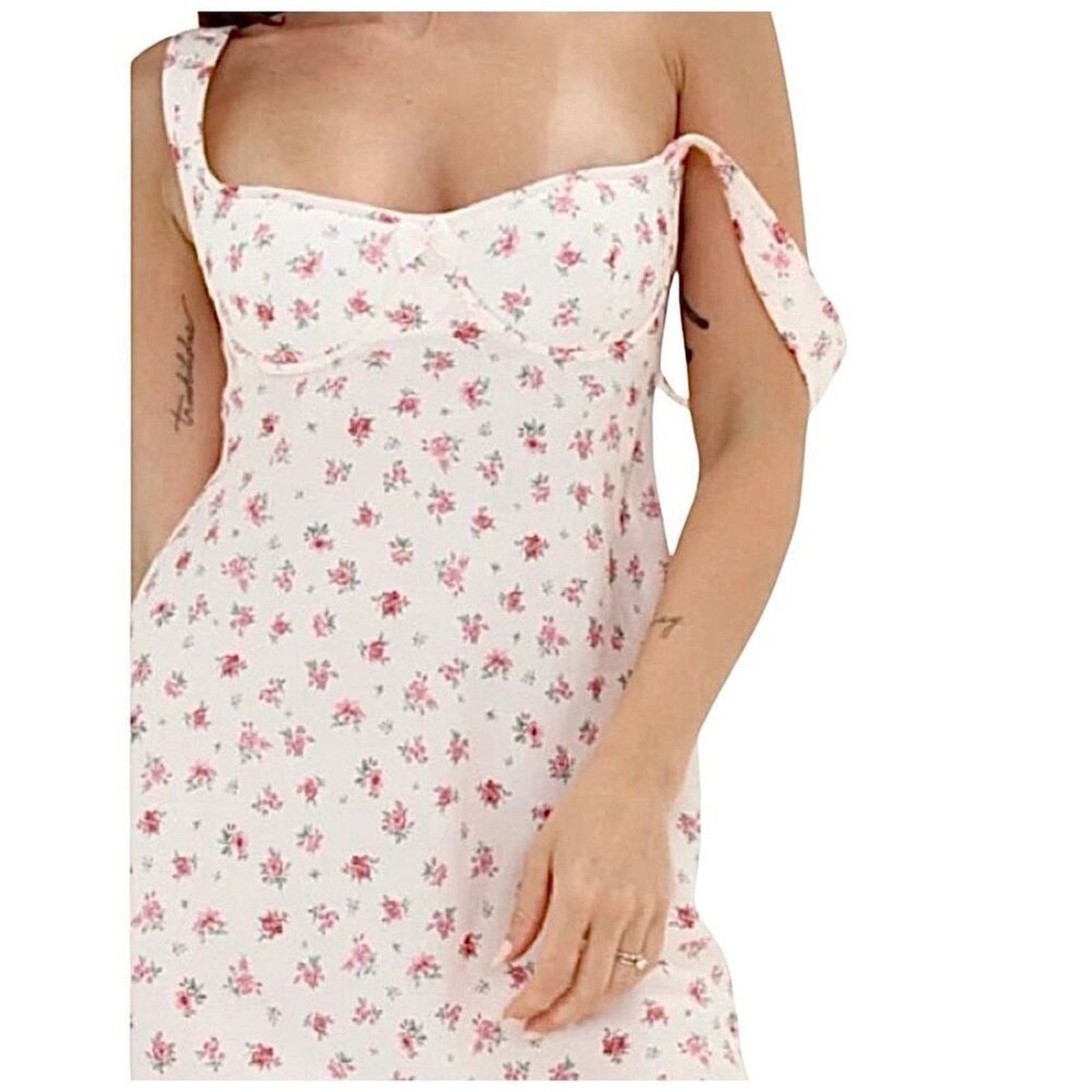 Other Rumored Loverboy Mini Dress LARGE Sweetheart Coquette Size L / US 10 / IT 46 - 2 Thumbnail