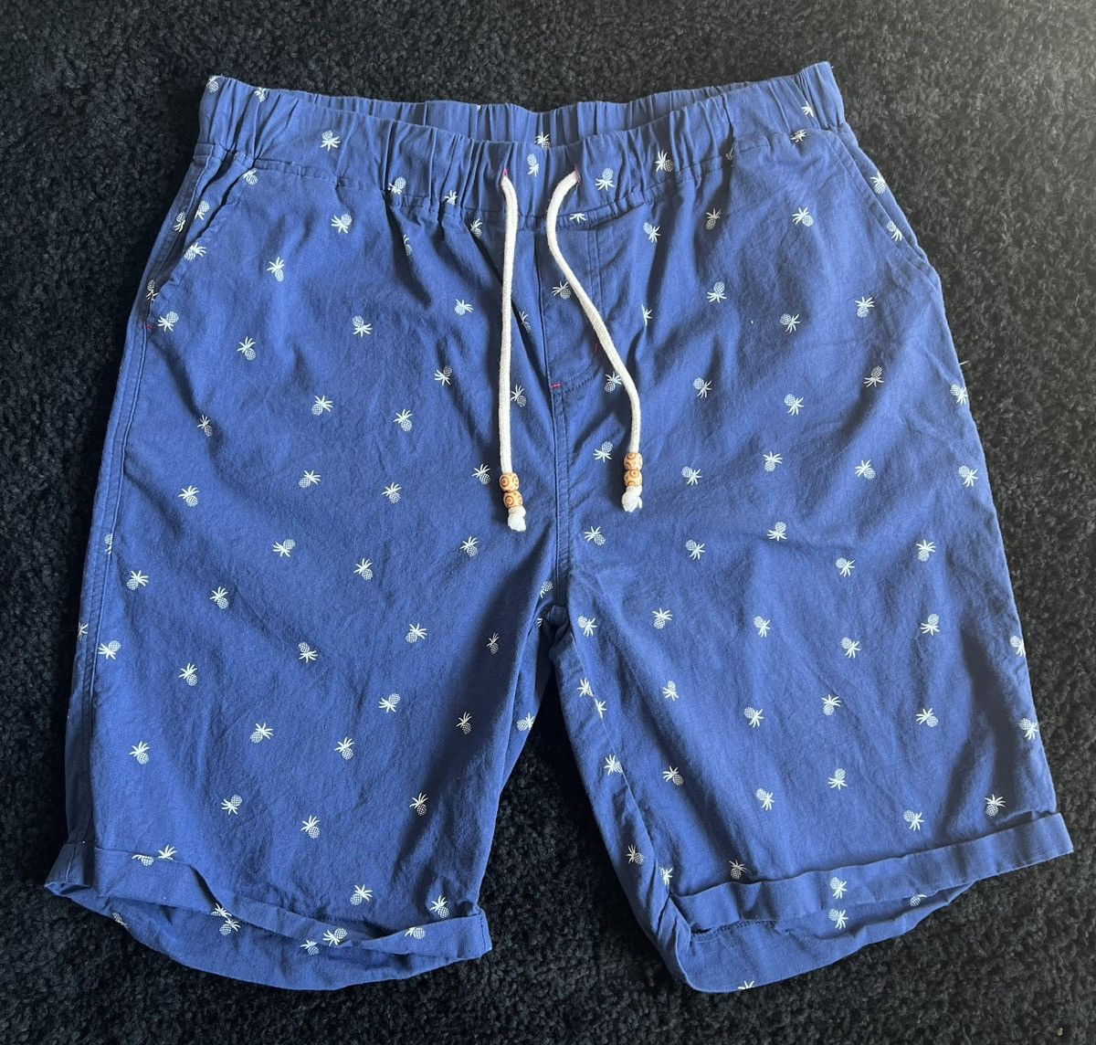 Other Dark Blue Pineapple Shorts Men’s Large Size US 36 / EU 52 - 1 Thumbnail