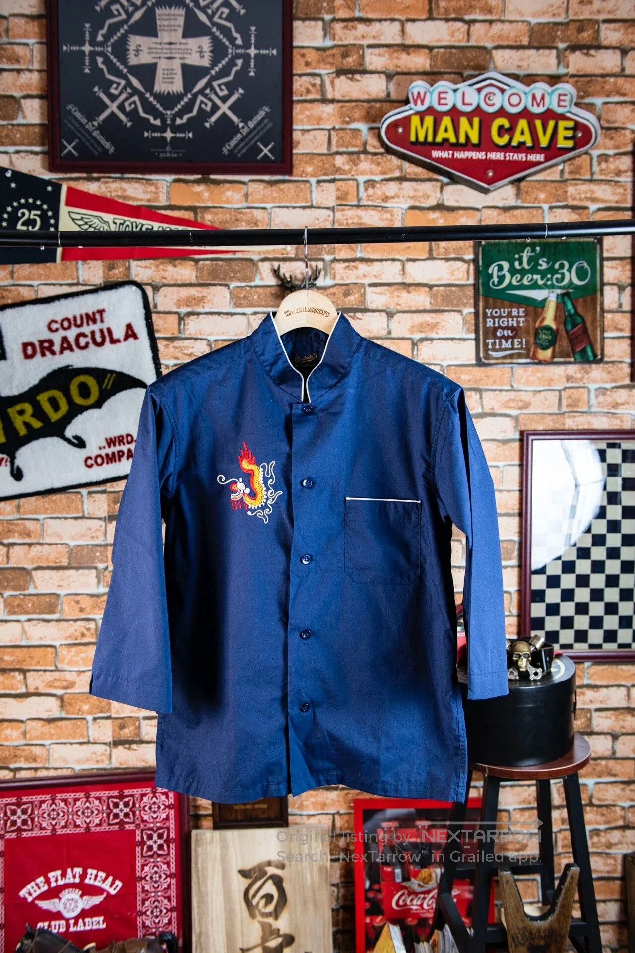 Tenderloin Tenderloin Dragon Embroidered Shirt. Size US XS / EU 42 / 0 - 1 Thumbnail