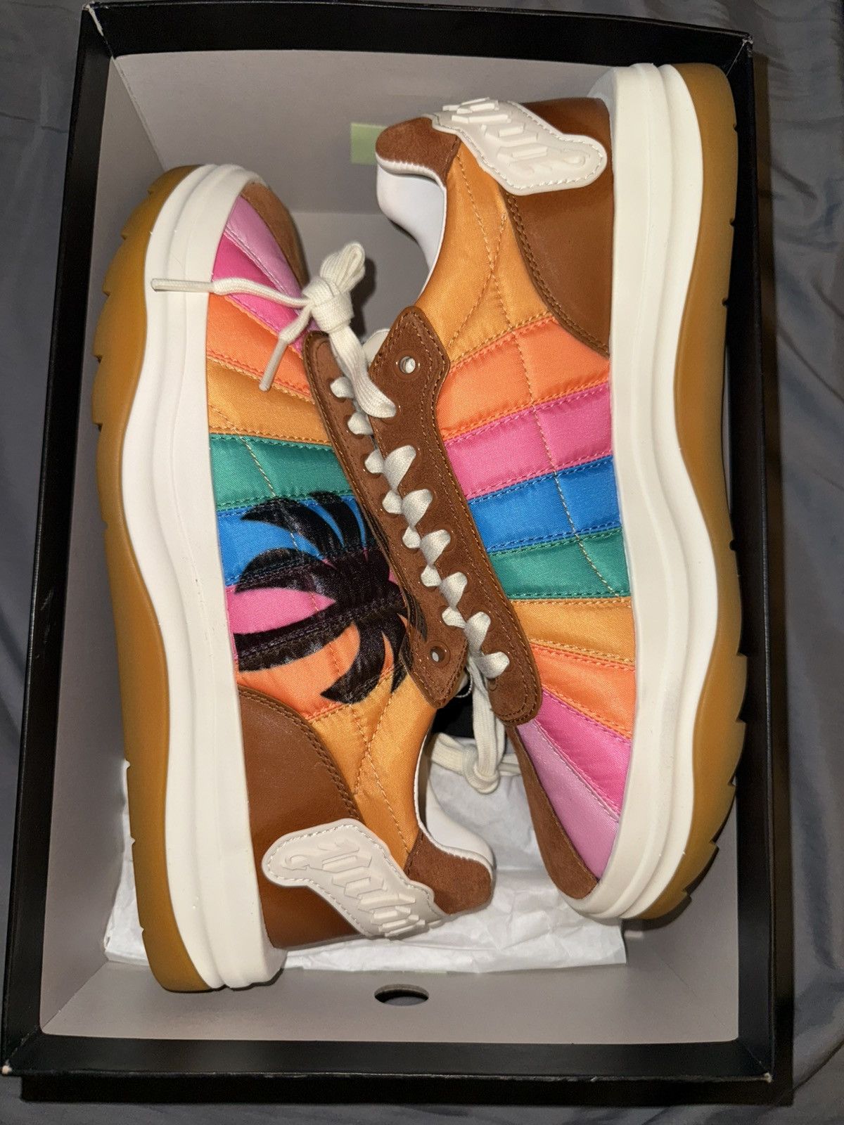 Palm Angels Palm Angels Rainbow Sneaker Multicolor Size US 9.5 / EU 42-43 - 1 Thumbnail