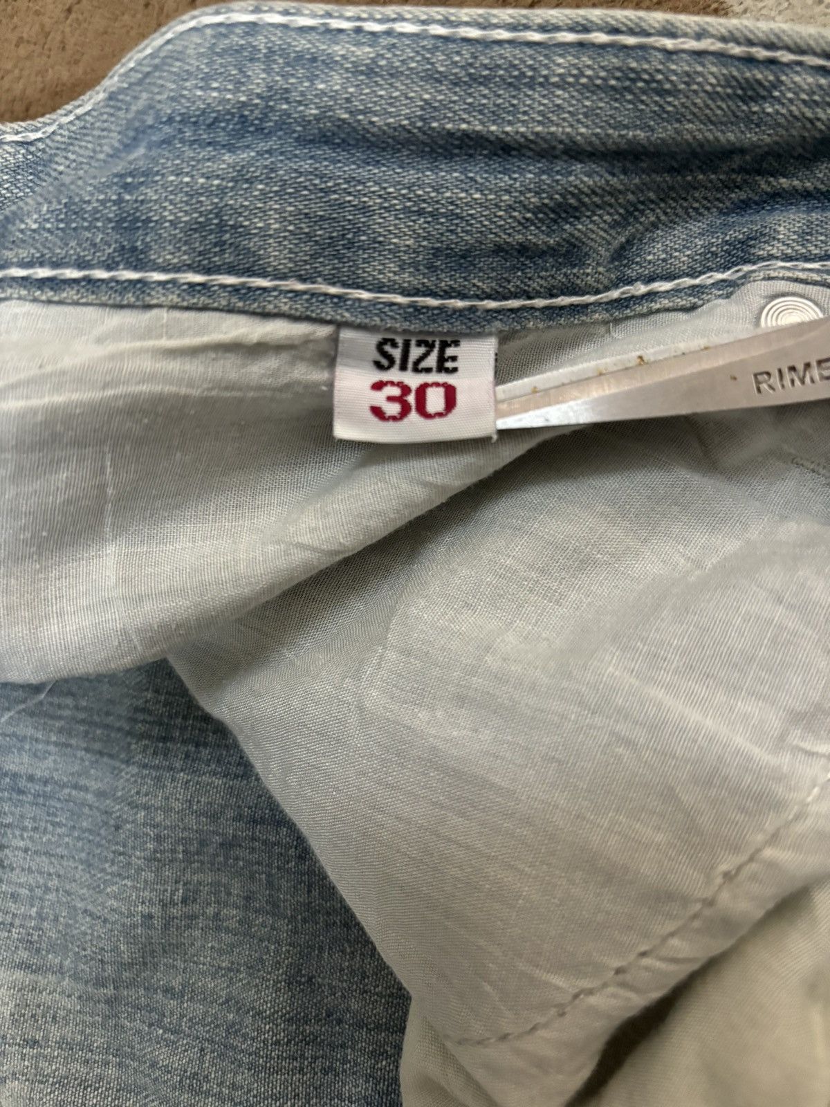 Blue Blue Japan Vintage Japanese Brand Rusty Blue Wash Loose Fit Jeans Size US 30 / EU 46 - 19 Thumbnail