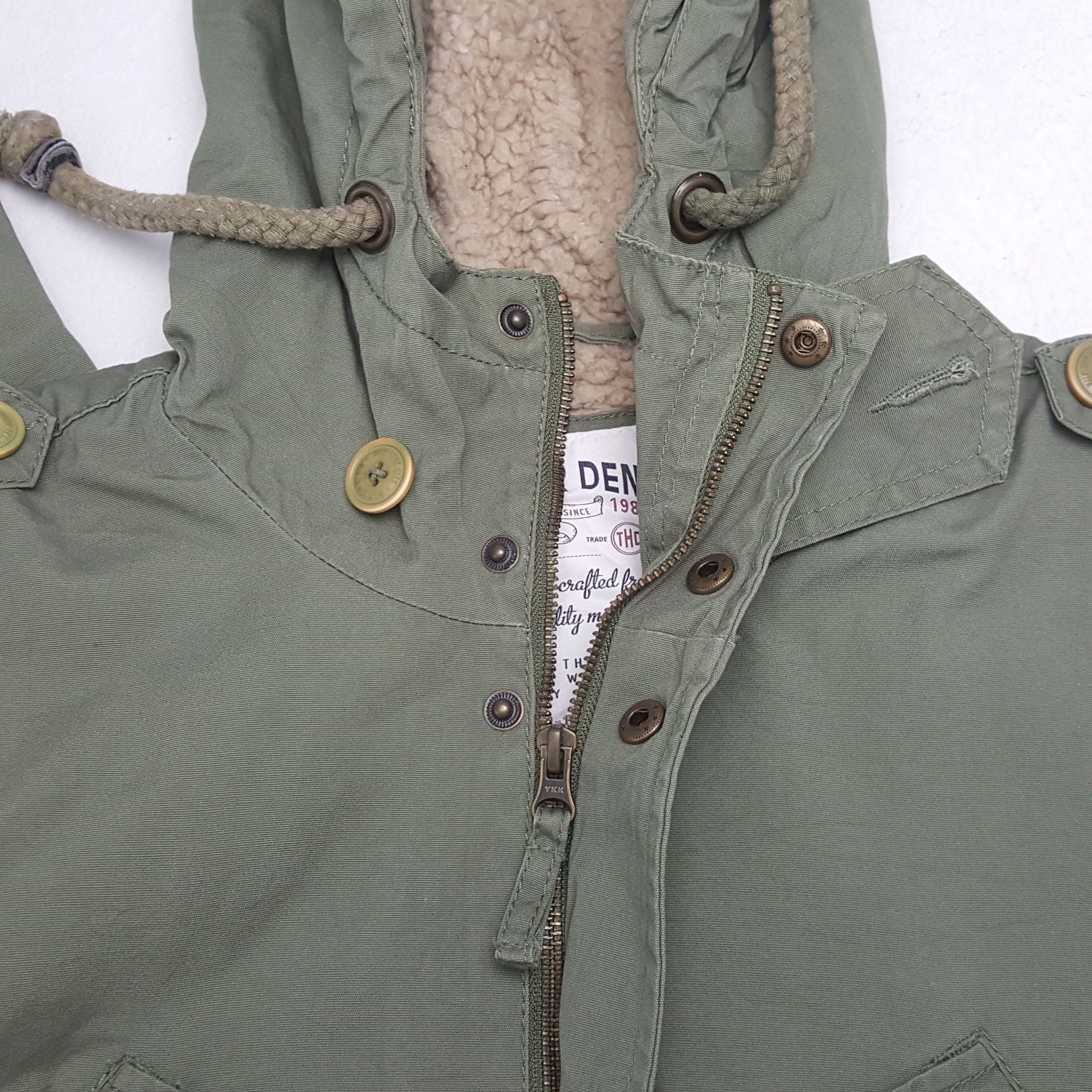 Vintage Hilfiger Denim Parka Jacket Nice Design RR21 Size US L / EU 52-54 / 3 - 7 Thumbnail