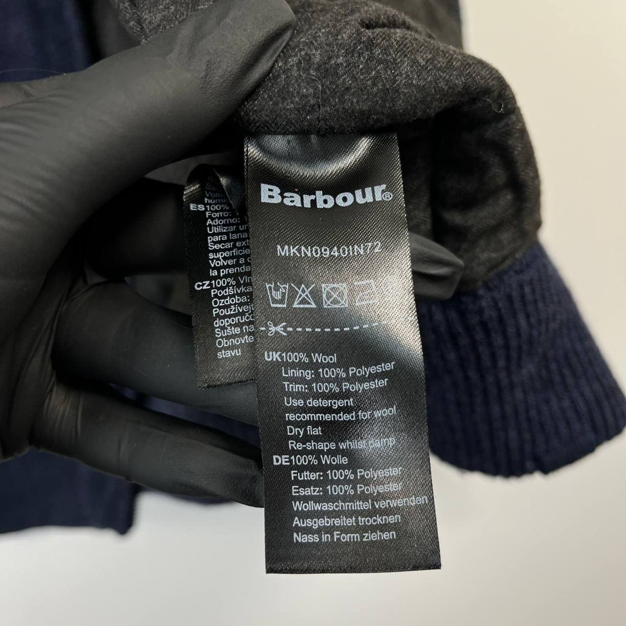 Barbour Barbour International Wool Zip Jacket Navy Motorcycle XL Size US XL / EU 56 / 4 - 6 Thumbnail