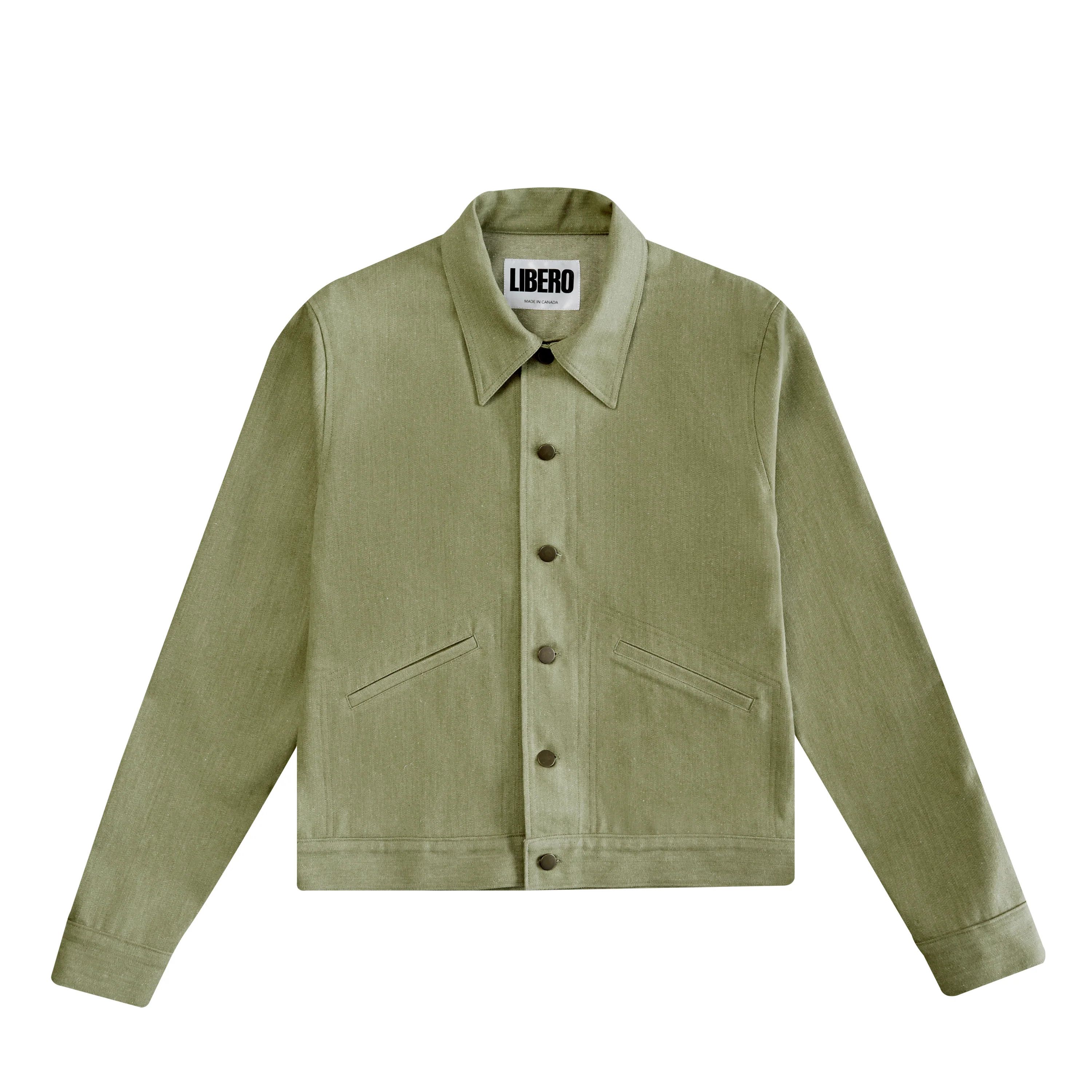 Libero 💚 Libero Pistachio Denim Jacket Large NEW Size US L / EU 52-54 / 3 - 1 Thumbnail