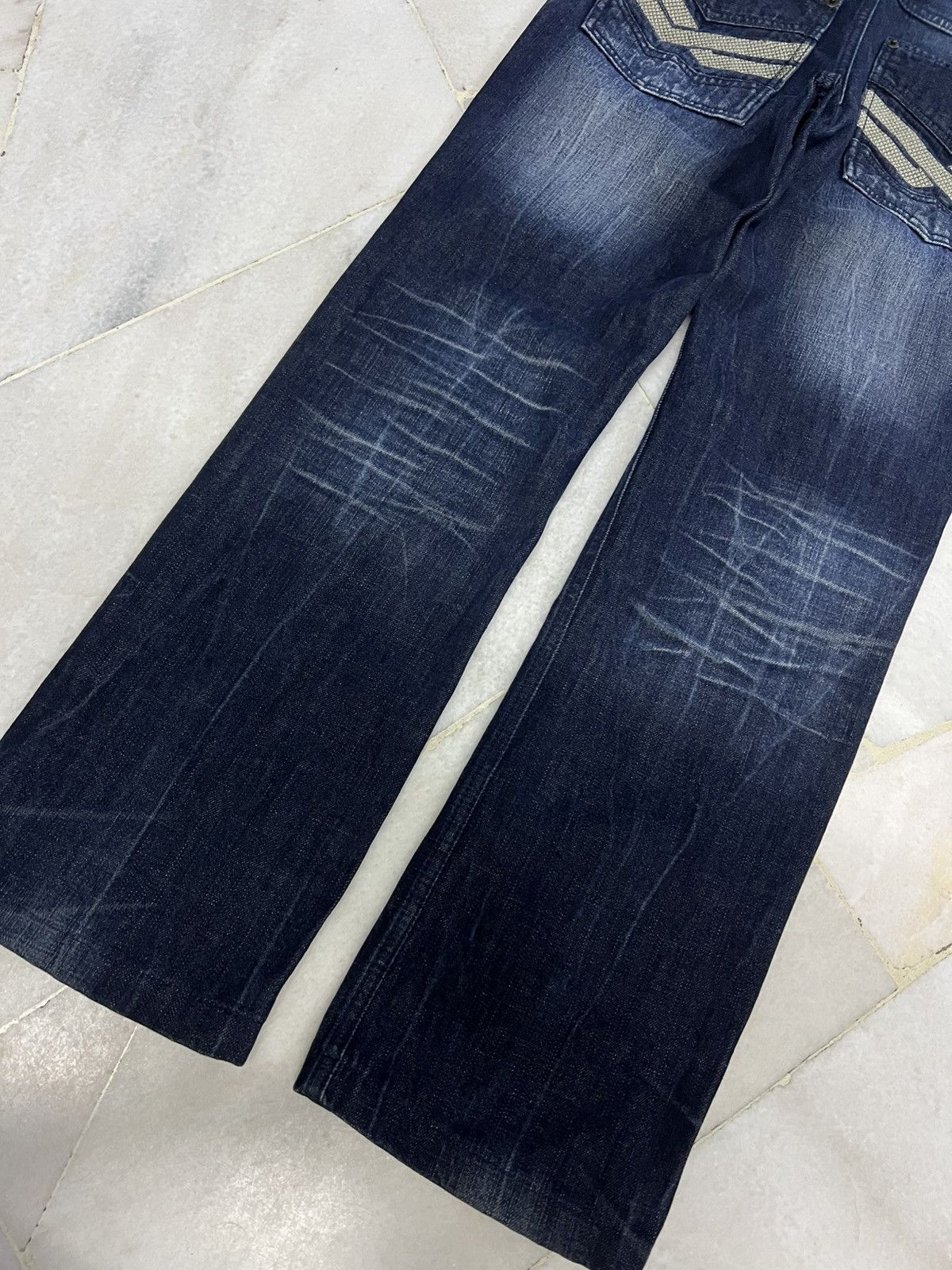 Japanese Brand 💥Vintage 90’s Style Karl Kani Double Knee Distress Jean Size US 30 / EU 46 - 10 Thumbnail