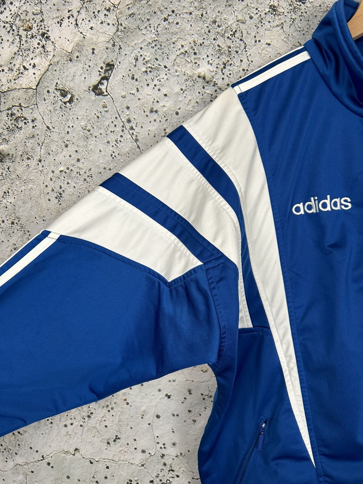 Adidas Vintage Adidas 90s Sweatshirt Track Retro Sportswear Hype Size US L / EU 52-54 / 3 - 3 Thumbnail