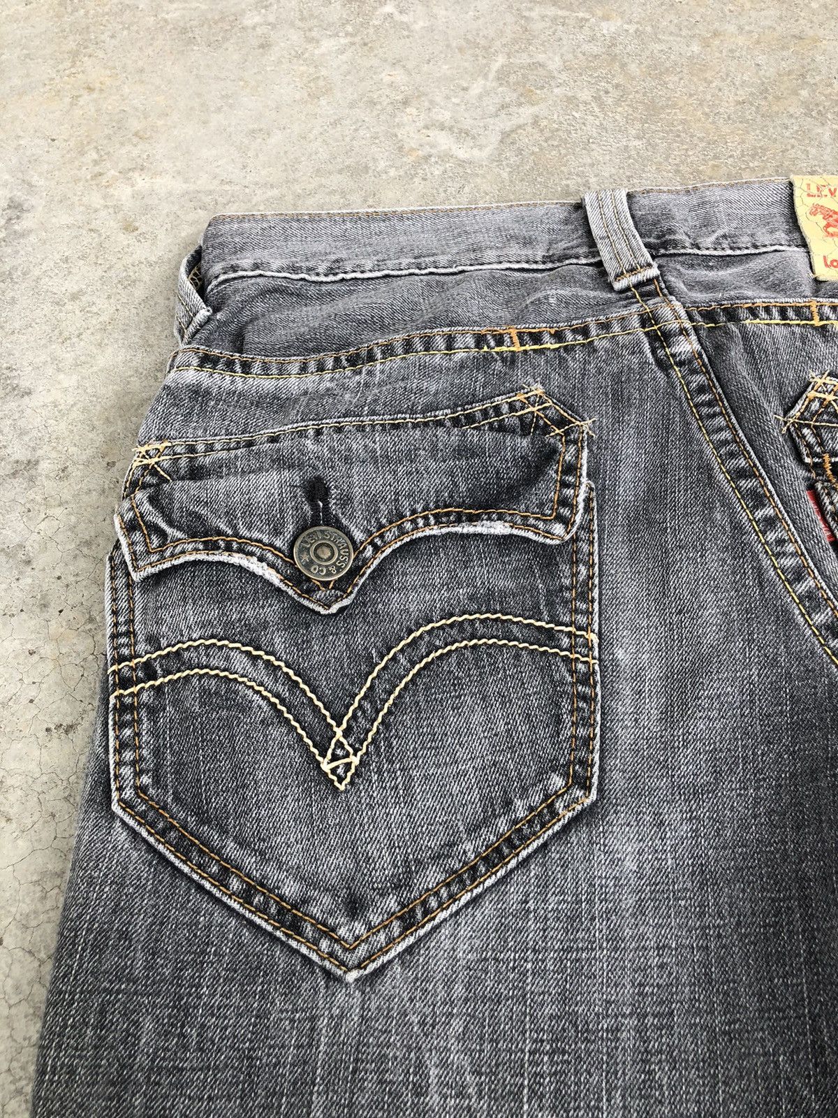 If Six Was Nine Y2k Levis Flared Jeans Distressed Jeans 507 Size US 31 - 16 Thumbnail
