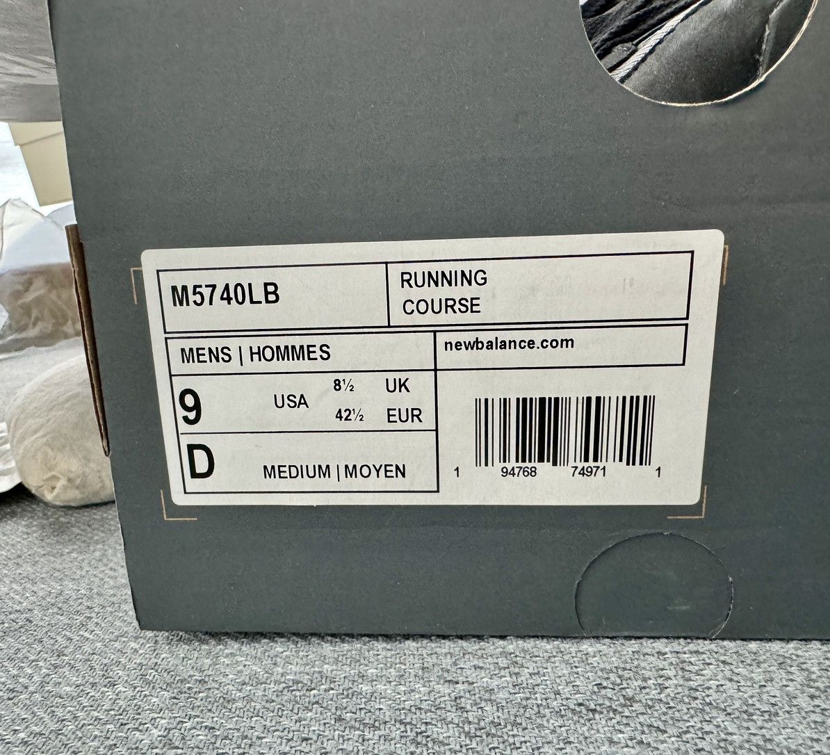 New Balance New Balance 5740LB Original Black Colourway Size US 9 / EU 42 - 5 Thumbnail