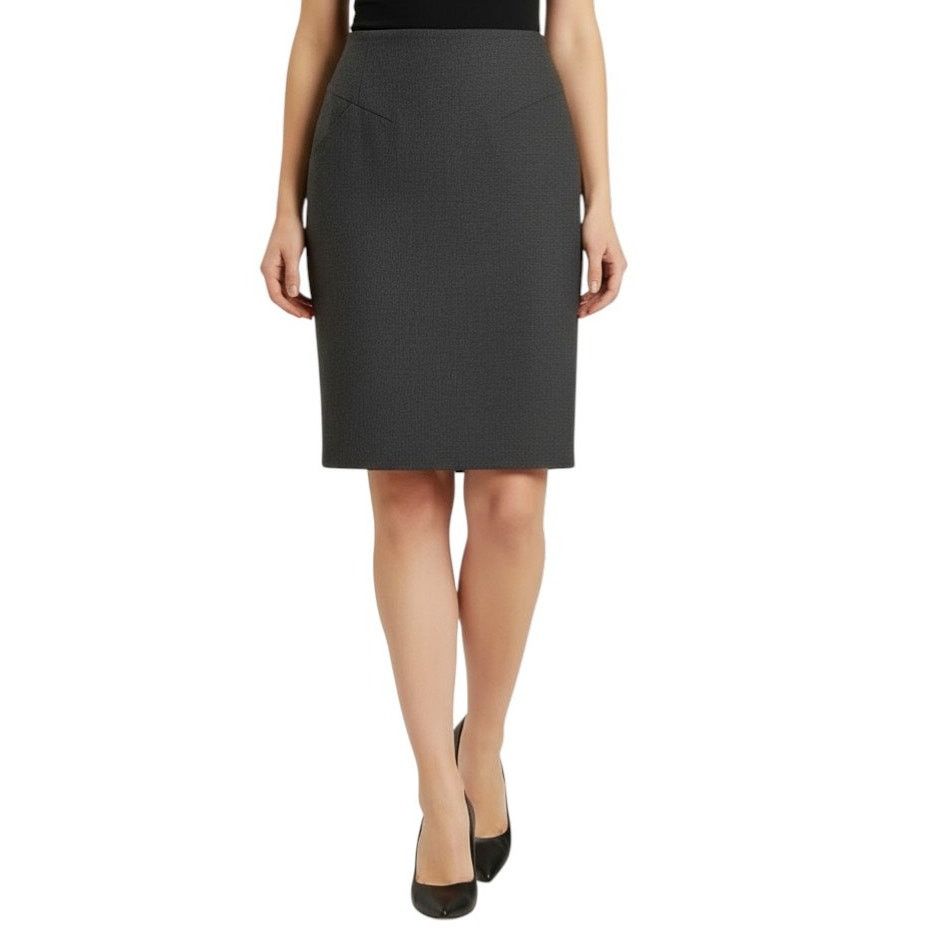 Chanel Chanel Vintage Gray Knee-Length Skirt, Small Size 28" / US 6 / IT 42 - 4 Thumbnail