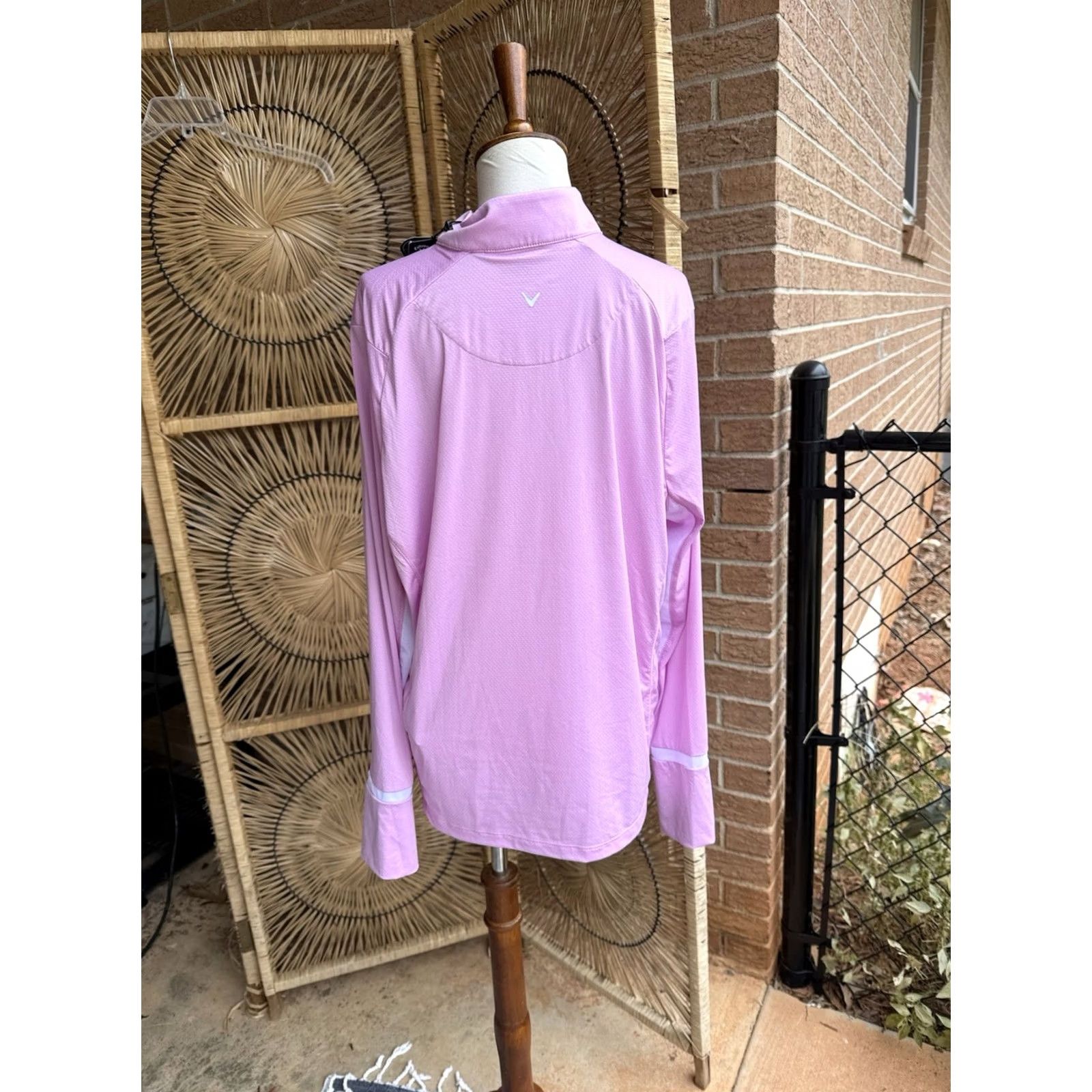 Callaway VINTAGE? Callaway Shirt Womens 2XL Long Sleeve Orchid Swing Tech Golf NWT Plus Girls Men? Size XXL / US 16-18 / IT 52-54 - 5 Thumbnail