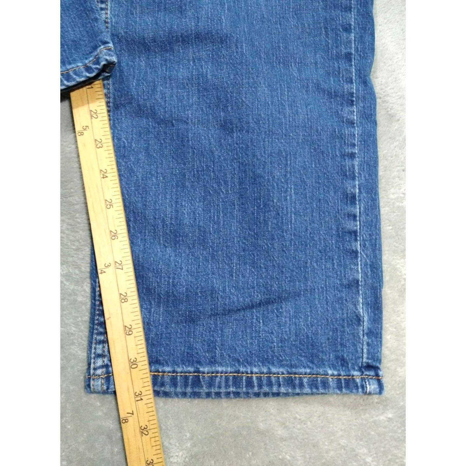 Levi's Levi's 559 Jeans Men's 44x32 Blue Denim Relaxed Fit Straight Leg Dark Wash Size US 44 / EU 60 - 5 Thumbnail