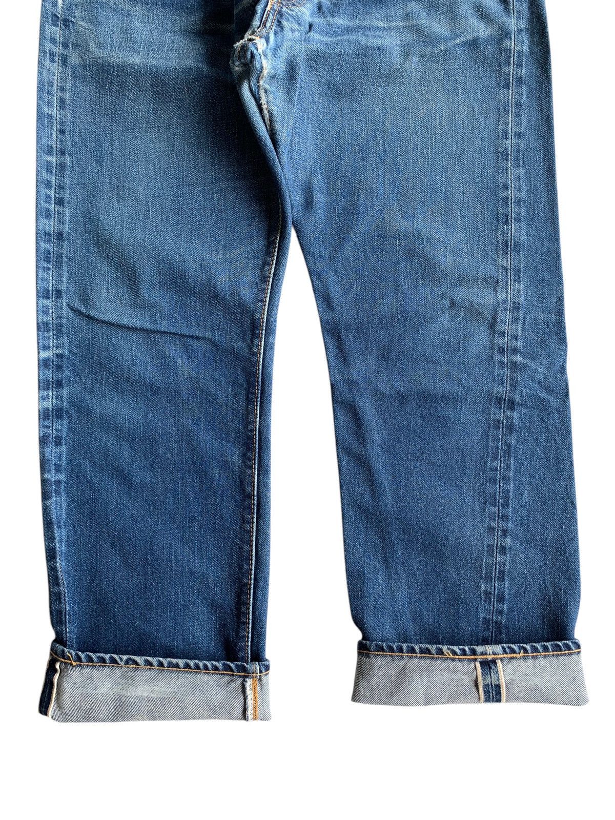Japanese Brand × RESOLUTE × Vintage VINTAGE RESOLUTE 710 SELVEDGE BUTTON FLY DISTRESSED DENIM Size US 30 / EU 46 - 10 Thumbnail