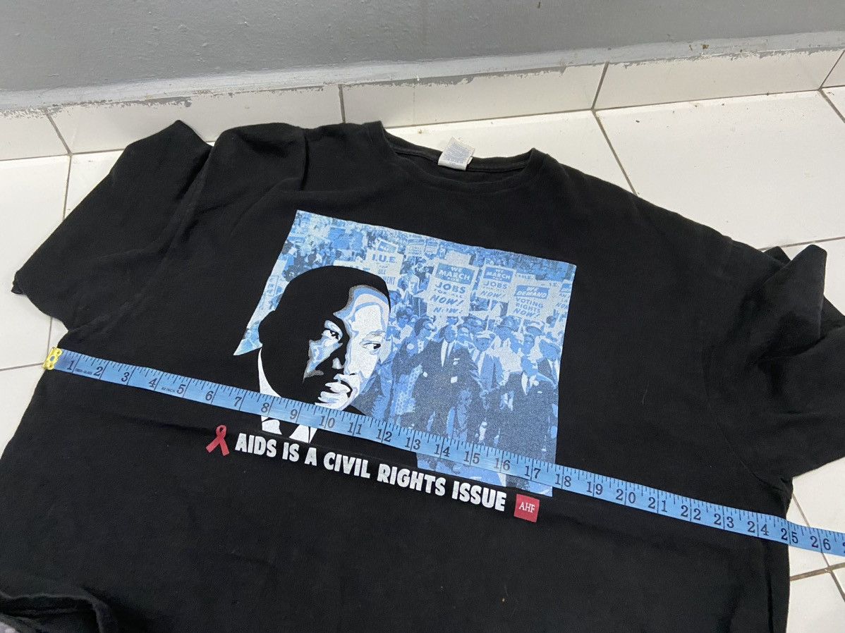 Civil Regime DR MARTIN LUTHER KING AIDS IS A CIVIL RIGHT ISSUE TEE SHIRT Size US XXL / EU 58 / 5 - 9 Thumbnail