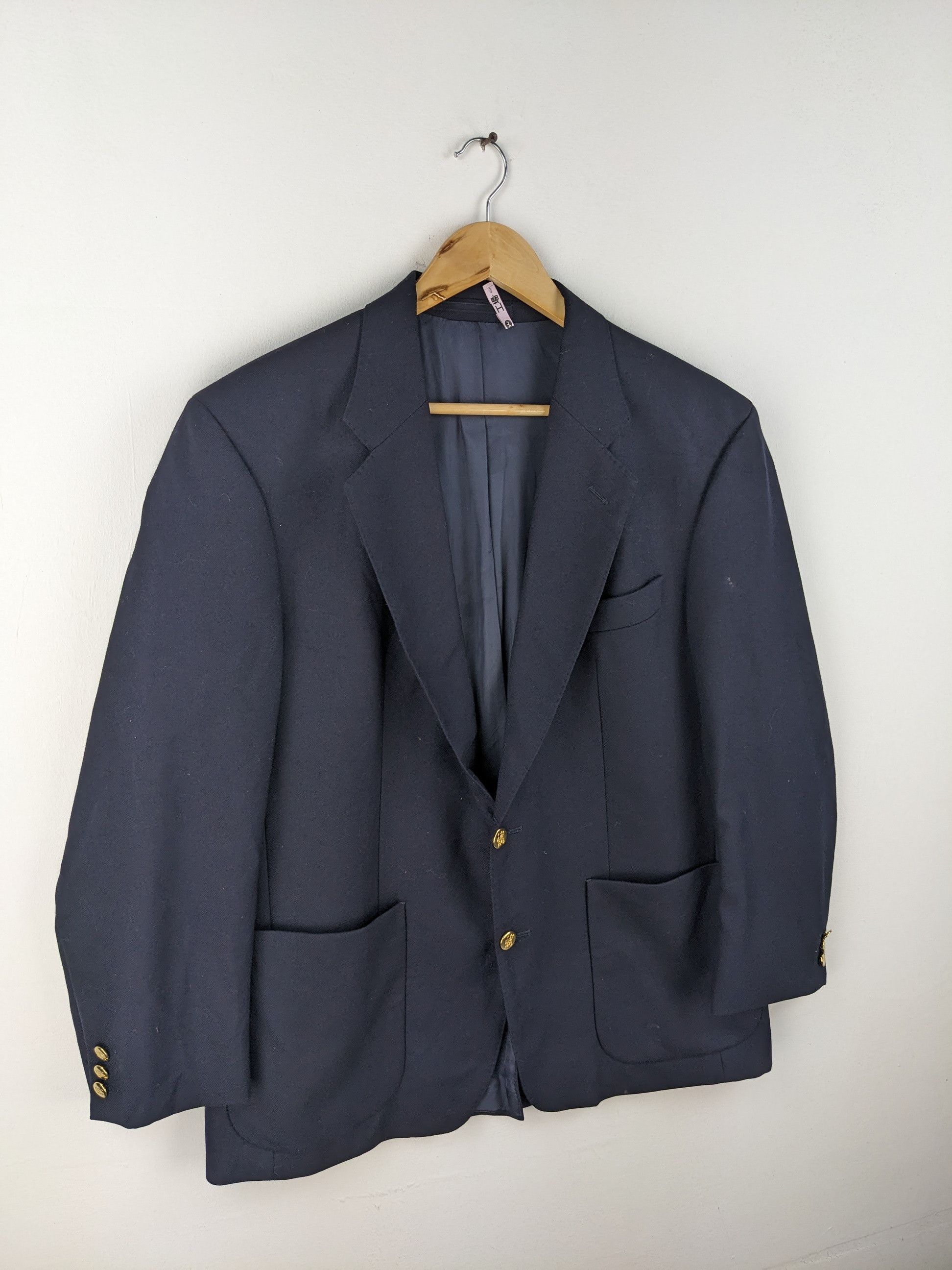Burberry Burberry Wool Blazer Made In England Size 52S - 3 Thumbnail