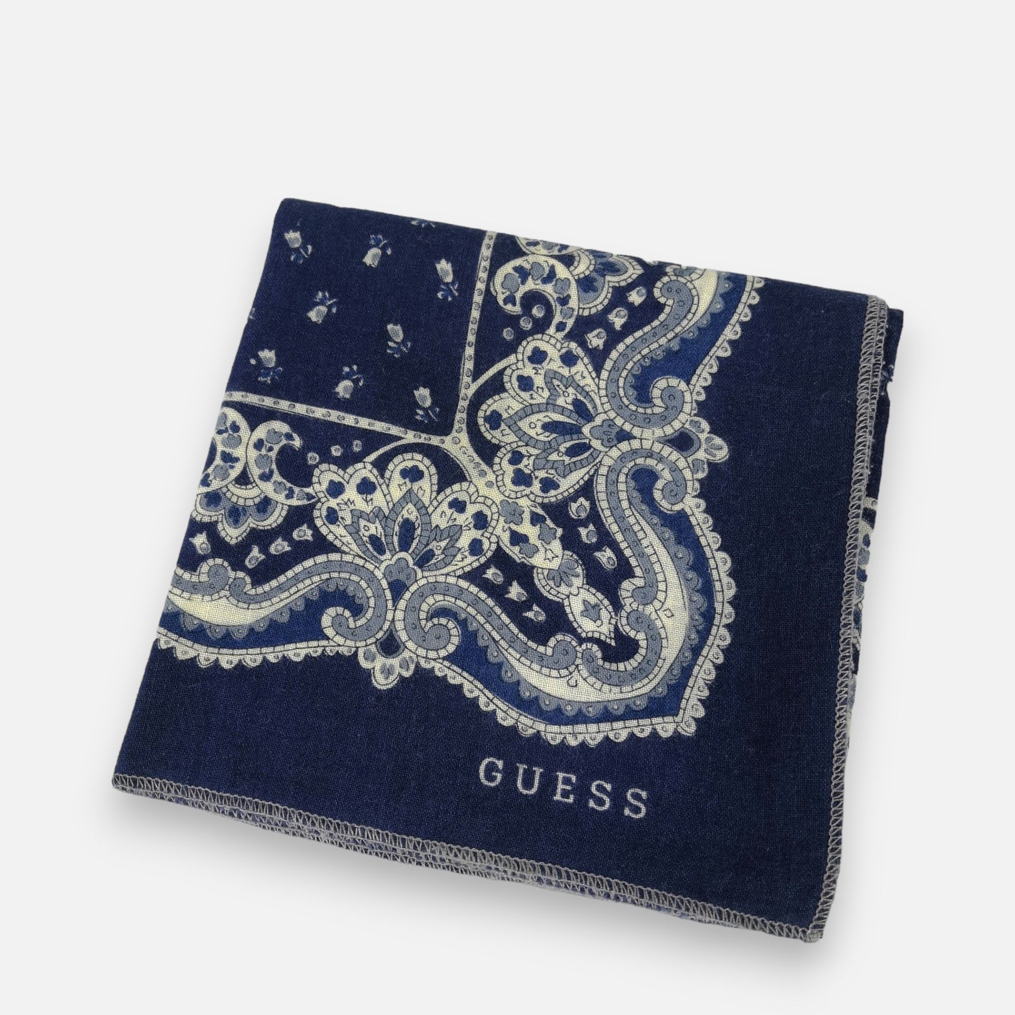 Guess × Vintage Vintage Guess Handkerchief Pocket Square Bandana Size ONE SIZE - 4 Thumbnail
