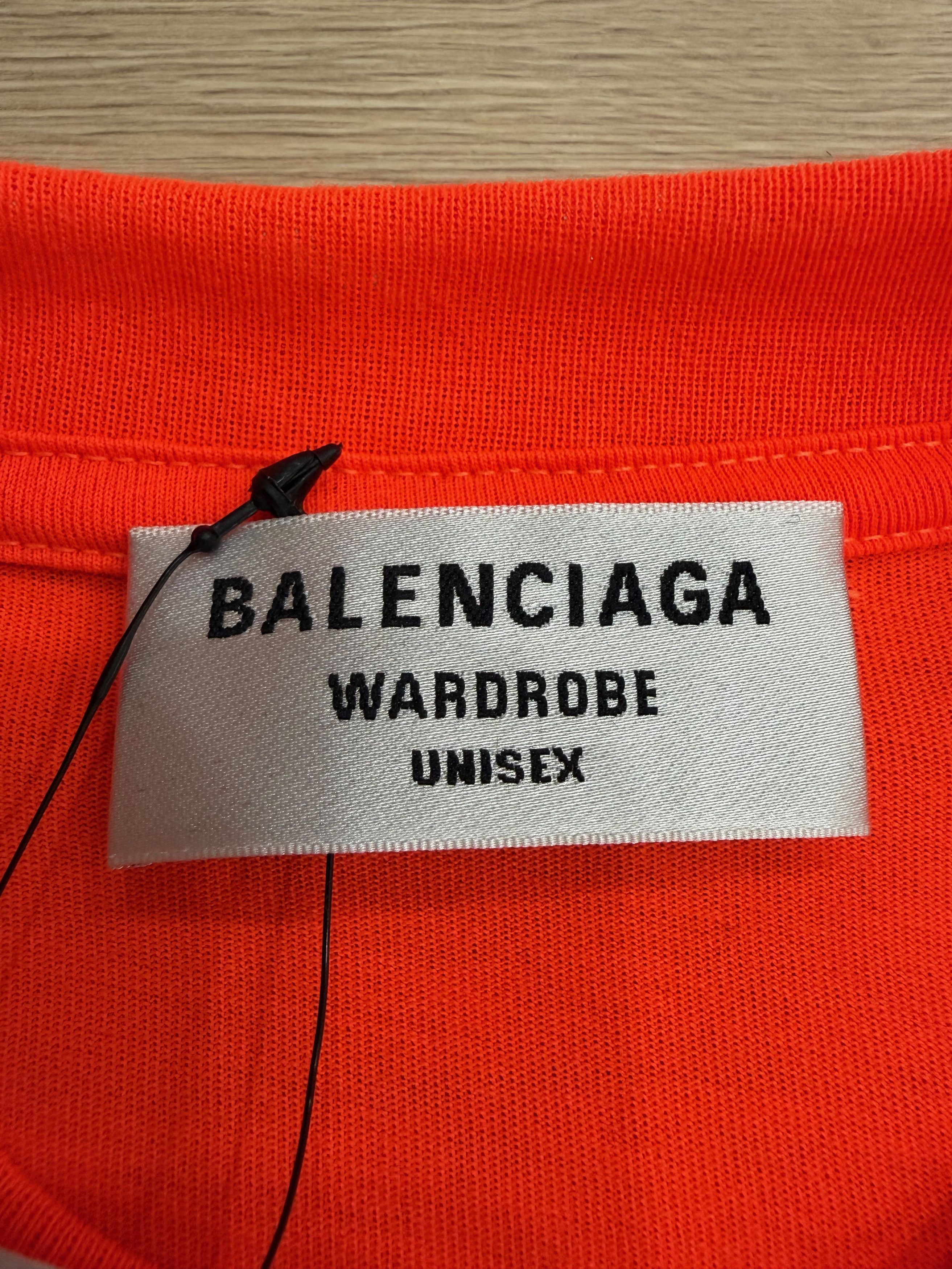 Balenciaga Wardrobe Unisex Political Campaign Logo Neon T-Shirt Small Size S / US 4 / IT 40 - 6 Thumbnail