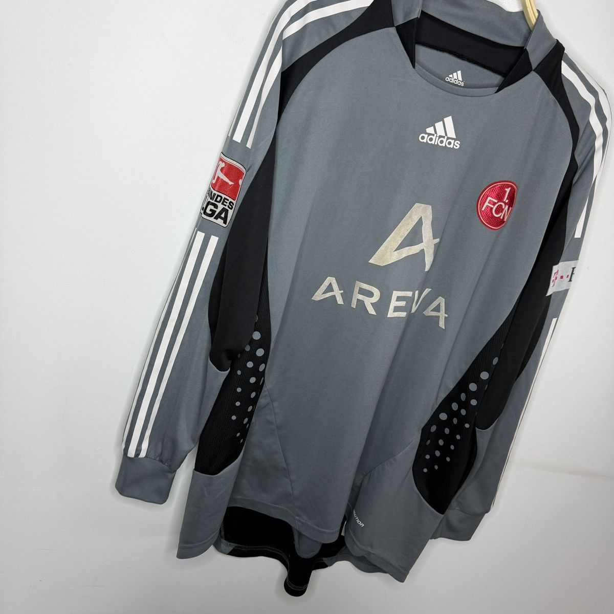 Adidas Adidas 1.FCN Nurnberg goalkeeper jersey Klewer 18 2008 Y2K Size US XL / EU 56 / 4 - 4 Thumbnail