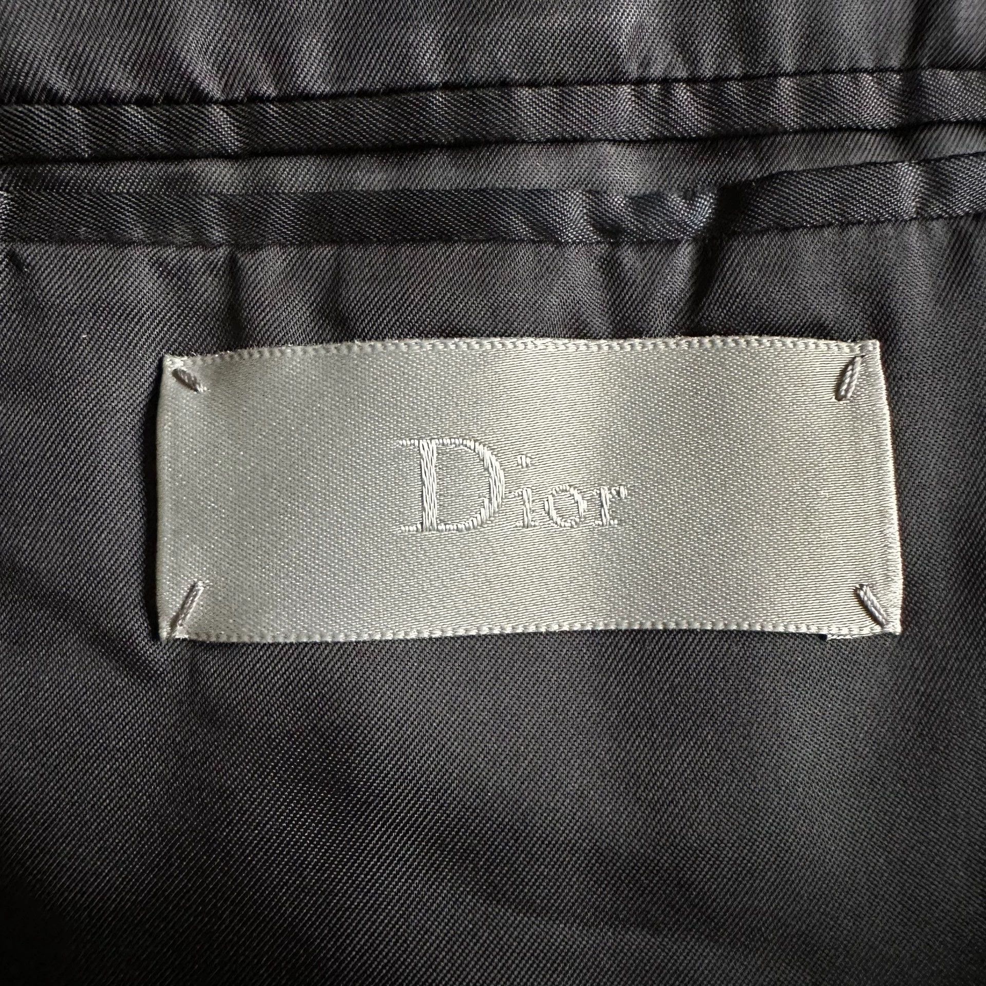 Dior Dior Homme 14fw Black Suit with Flower Design Size US XXS / EU 40 - 6 Thumbnail
