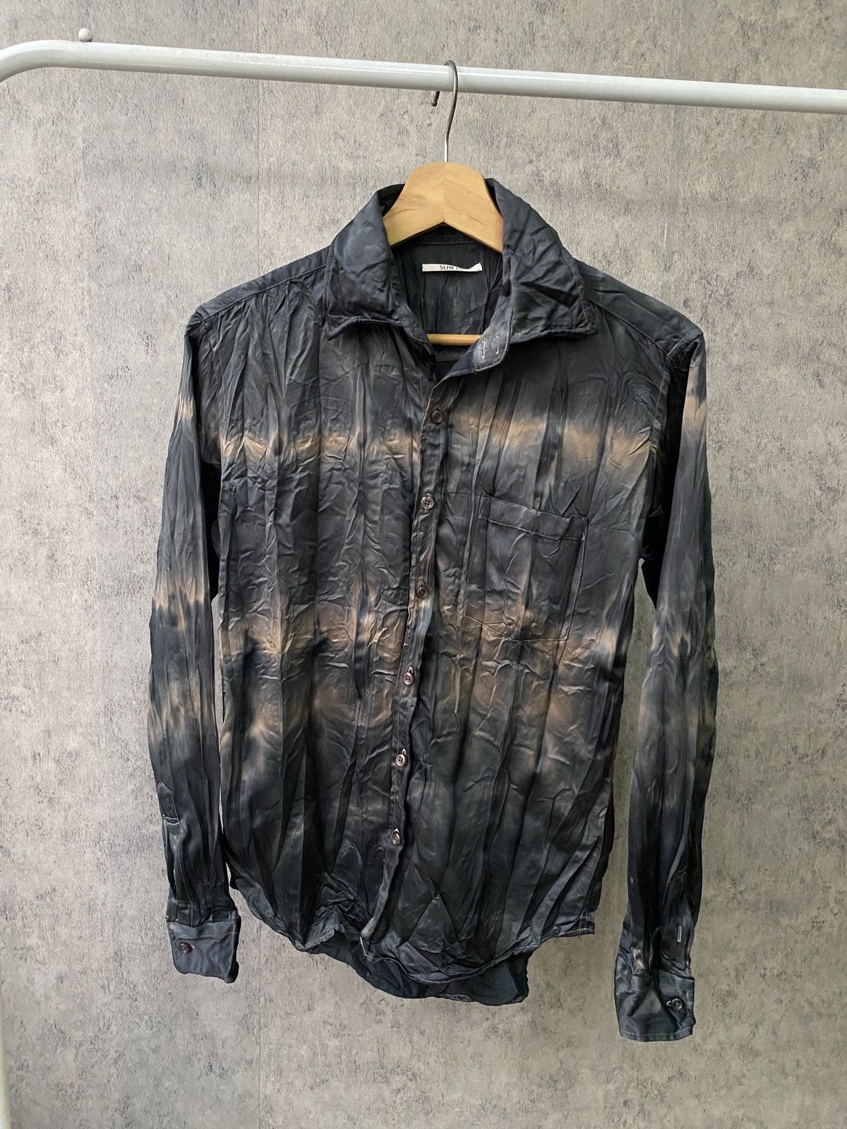 Japanese Brand × semanticdesign Semantic Design Japan Slim Fit Dyed Button Up Shirt Size US M / EU 48-50 / 2 - 1 Thumbnail
