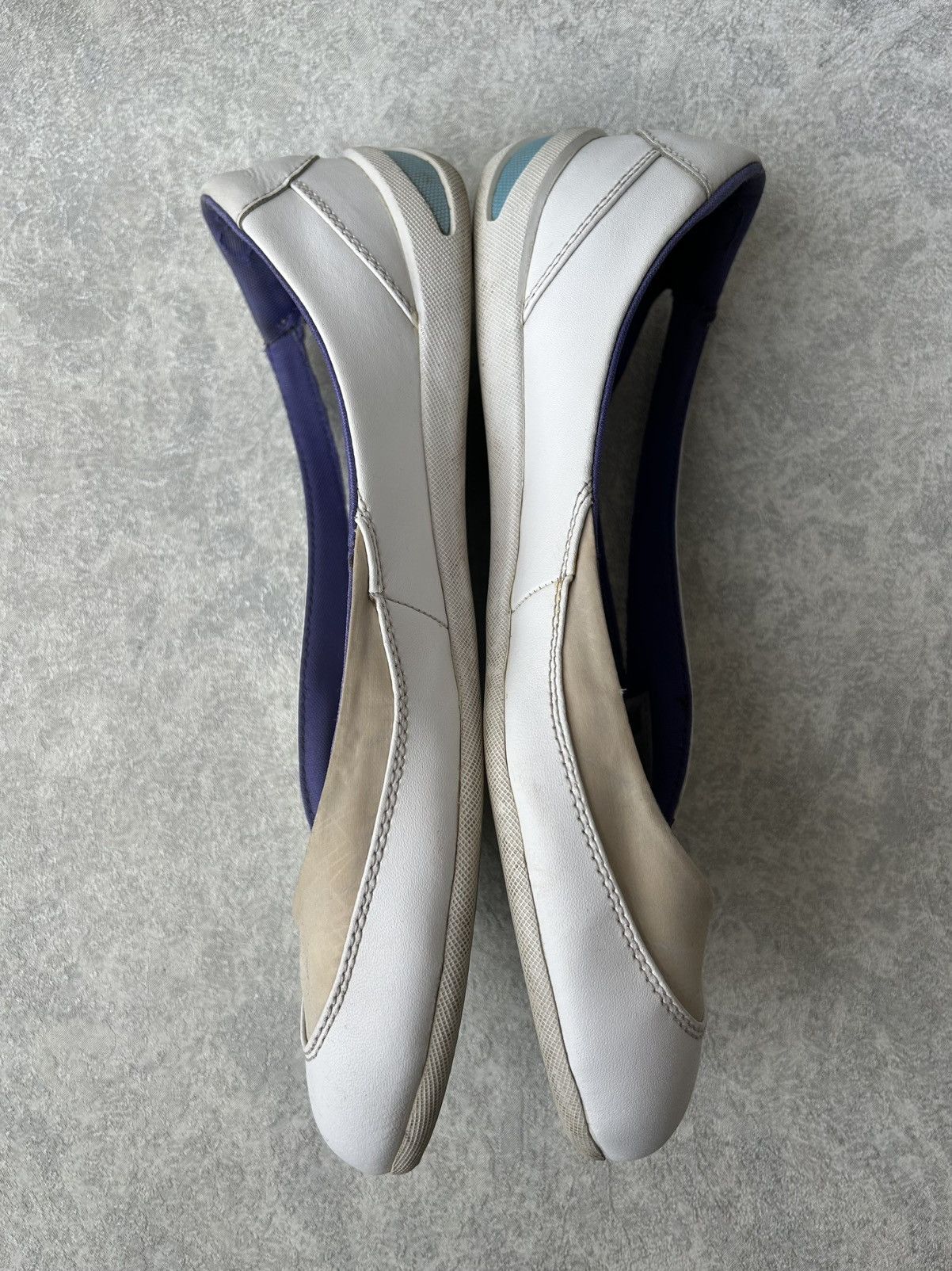 Puma Vintage 00s Y2K Puma Leather Ballerinas Ballet Flats Size US 8.5 / EU 41-42 - 4 Thumbnail