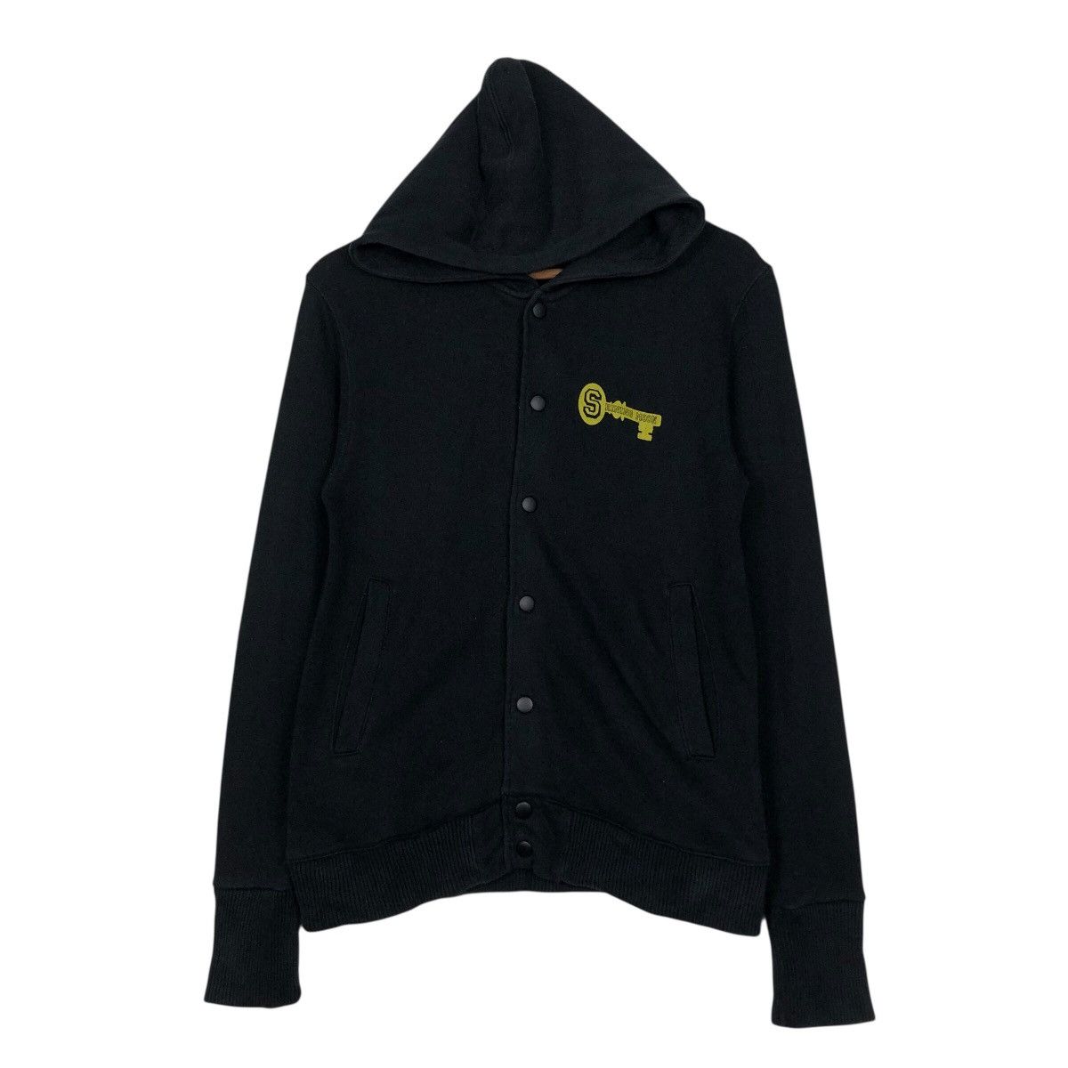 Japanese Brand Superfly Owl “Live Force” Keyhole Graphic Hoodie – Black Size US S / EU 44-46 / 1 - 2 Thumbnail