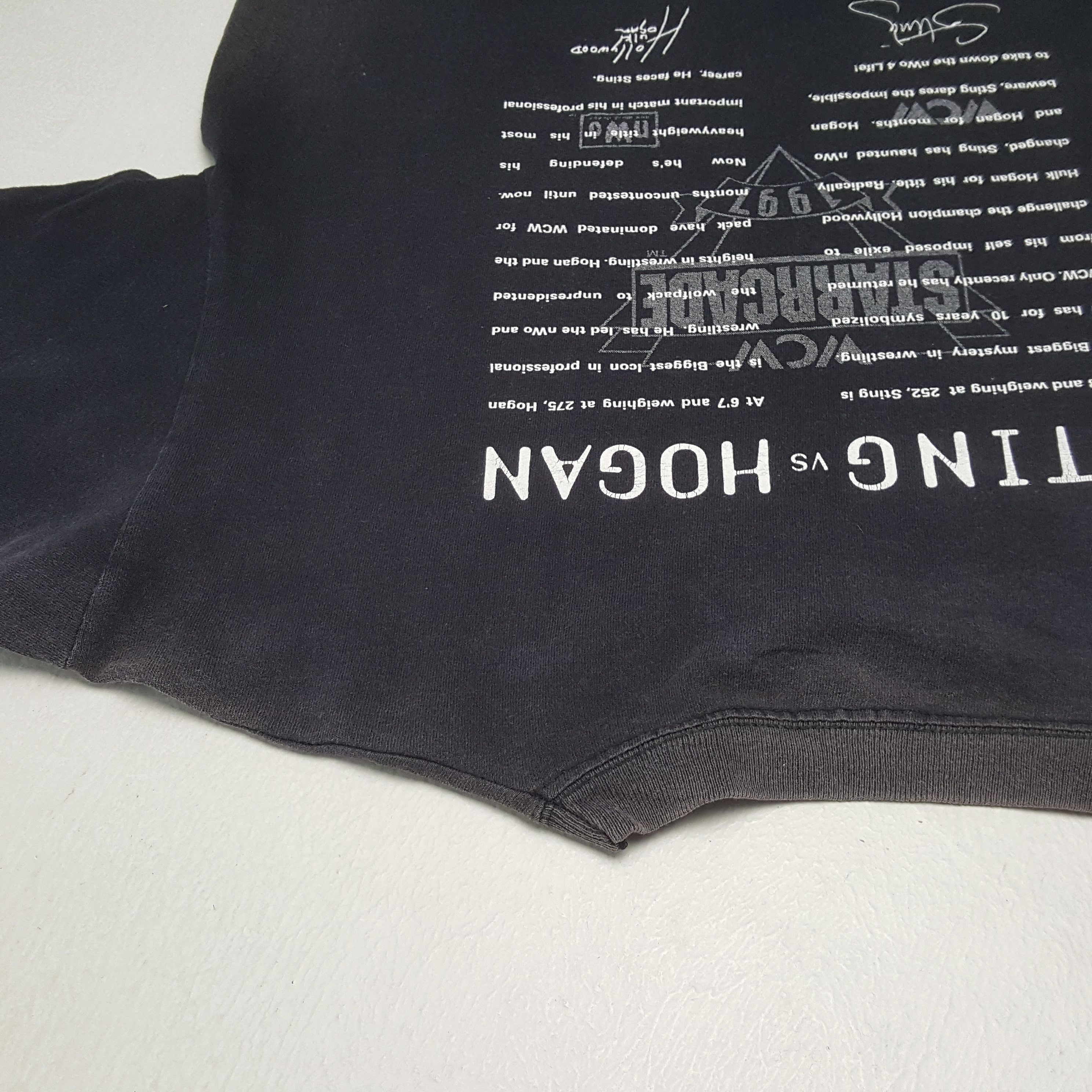 WCW/nWo WCW 1997 Sting Vs Hogan Vintage Tshirt RR26 Size US L / EU 52-54 / 3 - 7 Thumbnail