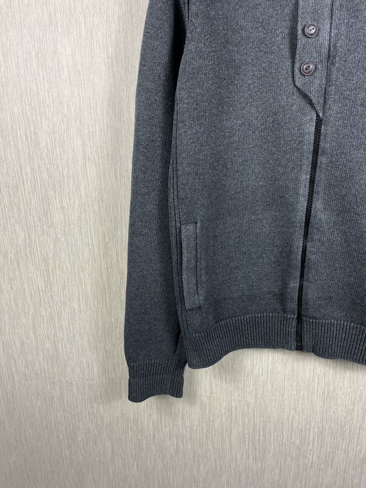 Schott × Vintage Vintage Schott NYC zip knitted sweater button up knit hoodie Size US XL / EU 56 / 4 - 7 Thumbnail