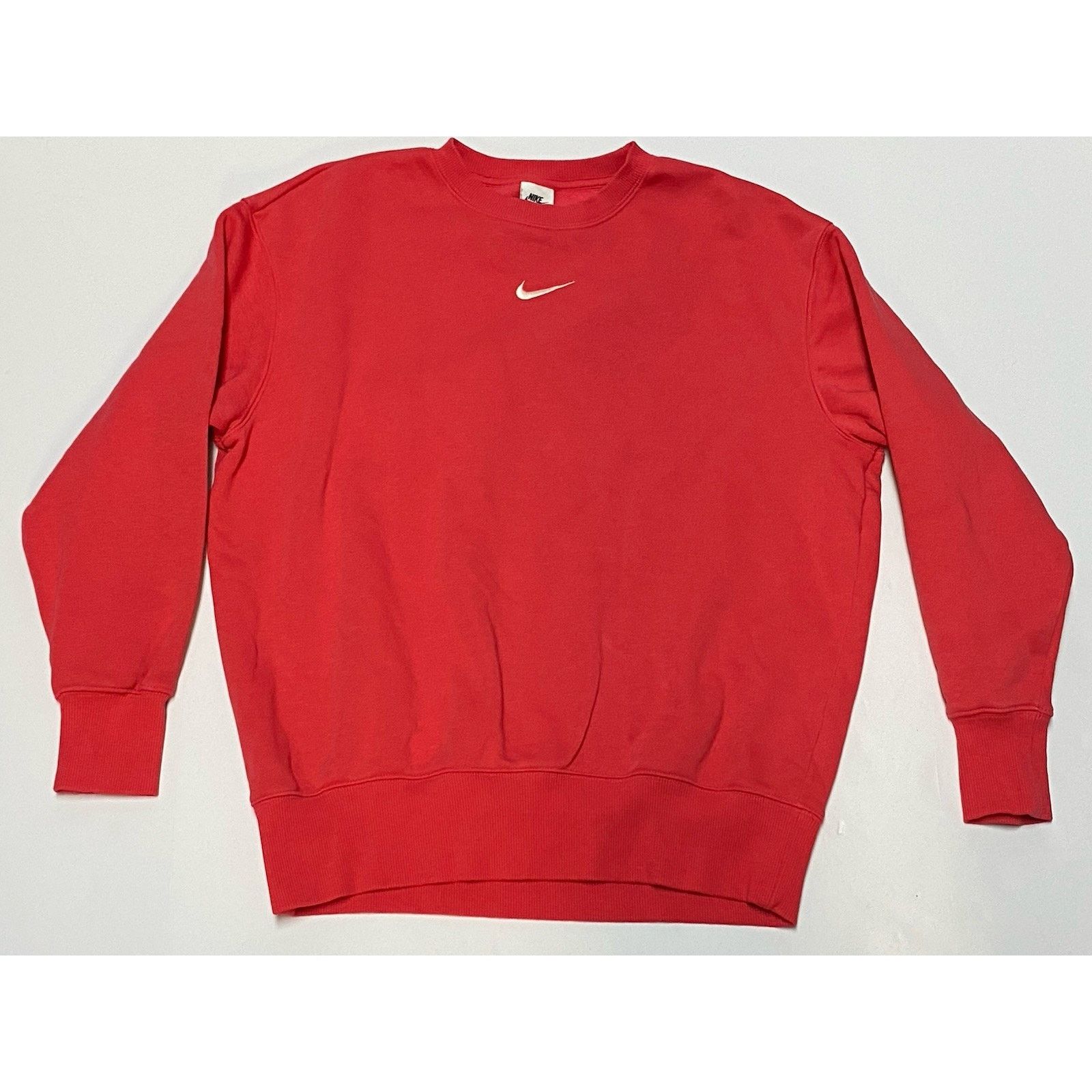 Nike Vintage 90s Y2K Nike Hot Pink Sweatshirt Swoosh Mens Size XS Size US XS / EU 42 / 0 - 1 Thumbnail