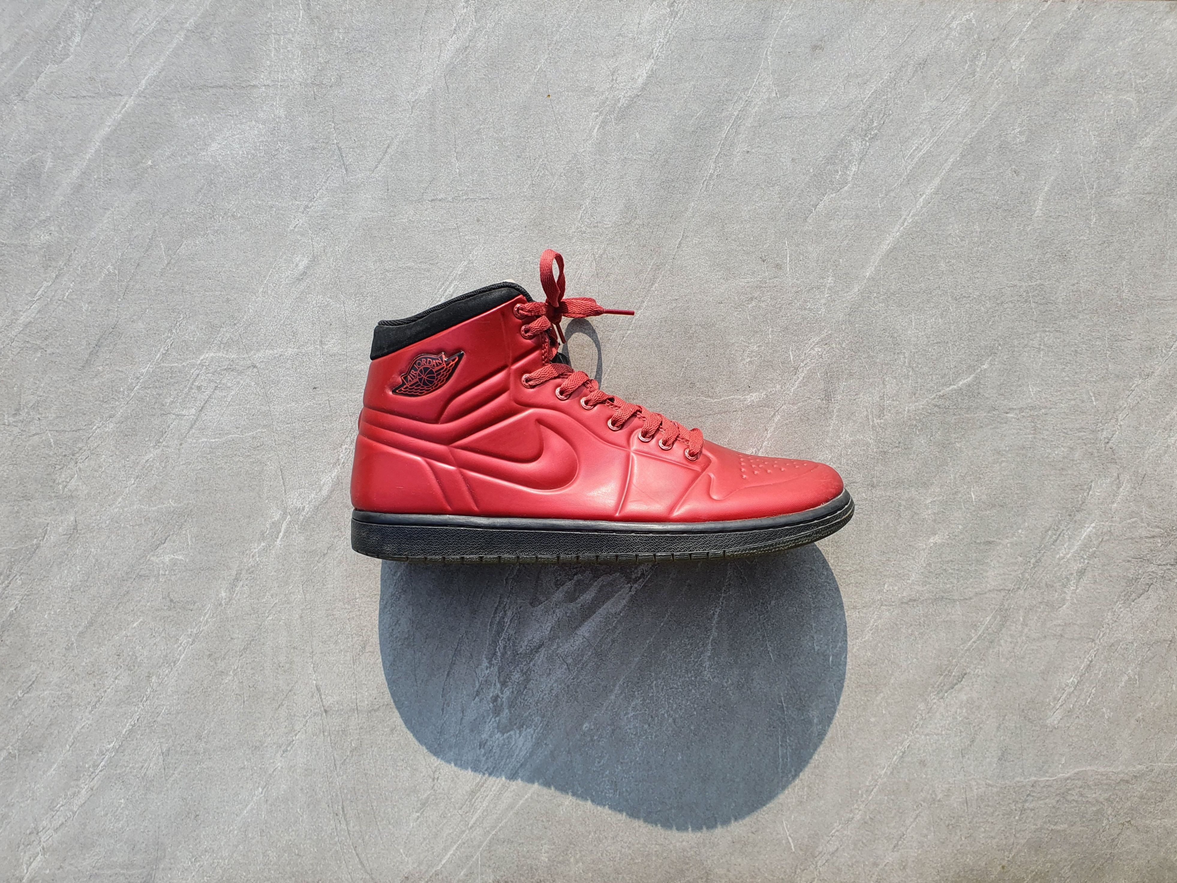 2010 Nike Air Jordan 1 Mid Anodized Cranberry Red