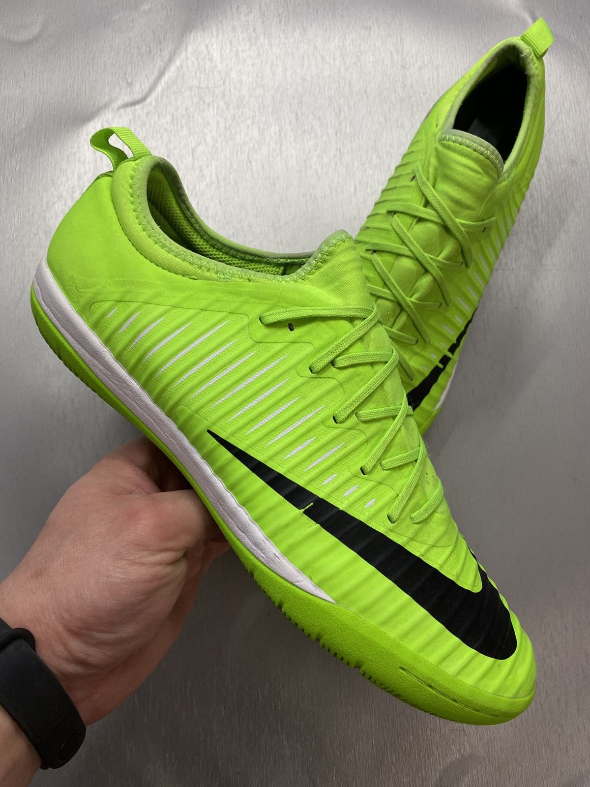 Nike Nike MercurialX Finale II IC Green Soccer Cleats Size US 9.5 / EU 42-43 - 1 Thumbnail