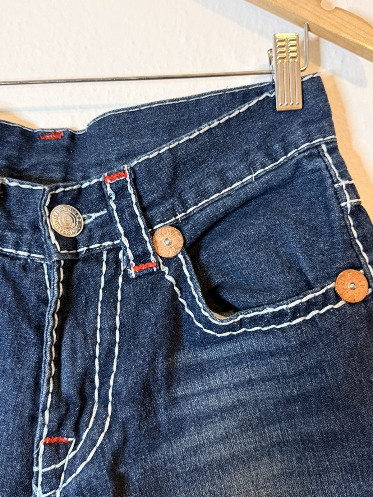 True Religion Vintage Y2K True Religion Joey Super T Jeans / World Tour Size US 32 / EU 48 - 3 Thumbnail