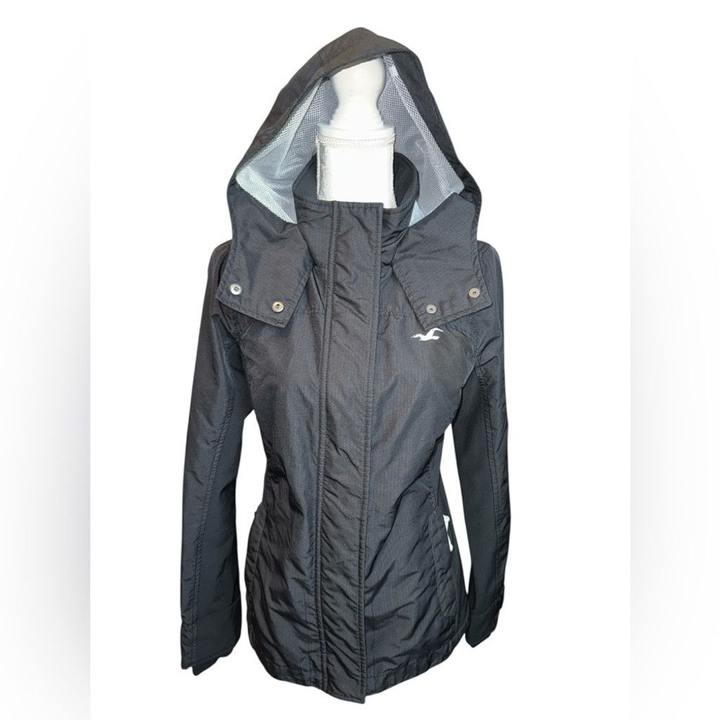 Hollister Hollister Women's California All-Weather Hooded Jacket #113 Size M / US 6-8 / IT 42-44 - 2 Thumbnail