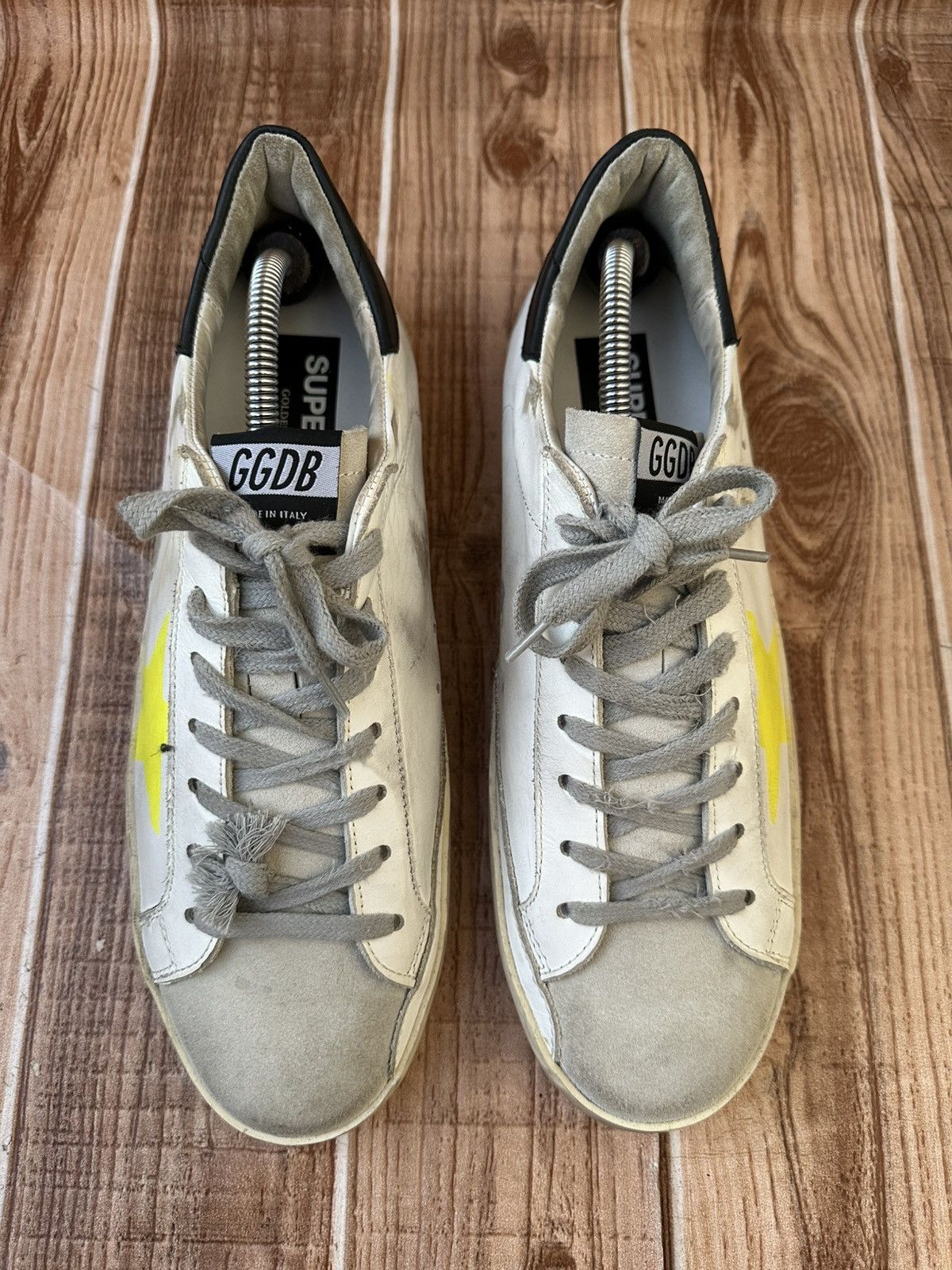 Golden Goose Golden Goose ‘Have a Golden Day’ White Leather/Suede Lowtops Size US 10 / EU 43 - 6 Thumbnail