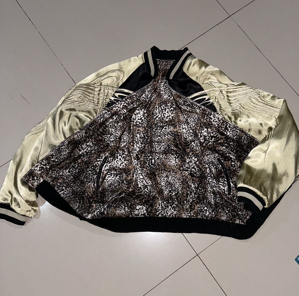 Tailor Toyo SATORI Sukajan Souvenir Jacket Reversible Size US M / EU 48-50 / 2 - 6 Thumbnail