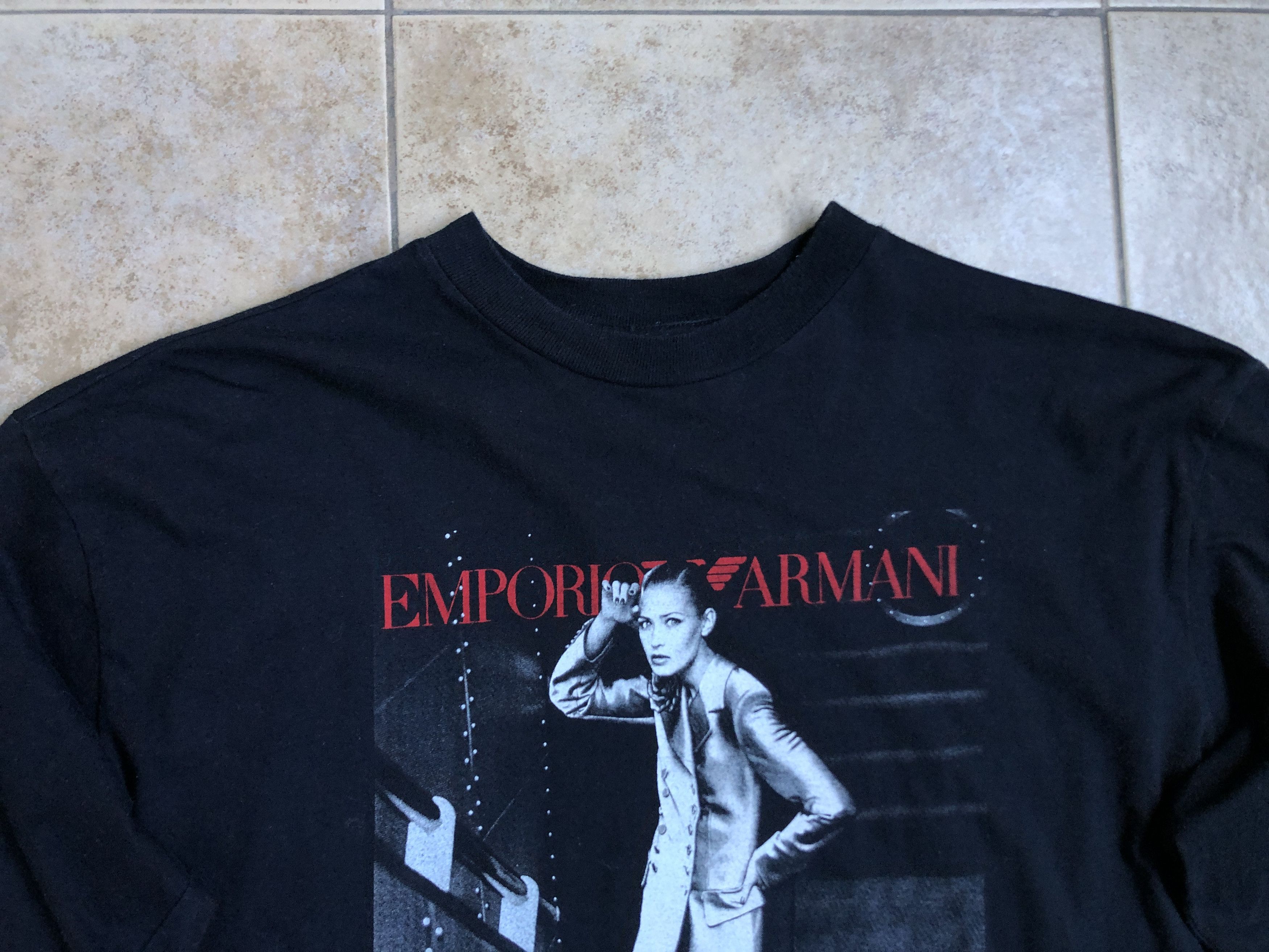 Emporio Armani Emporio Armani Vintage Long Sleeve Tee Magdalena Wrobel Size US M / EU 48-50 / 2 - 4 Thumbnail