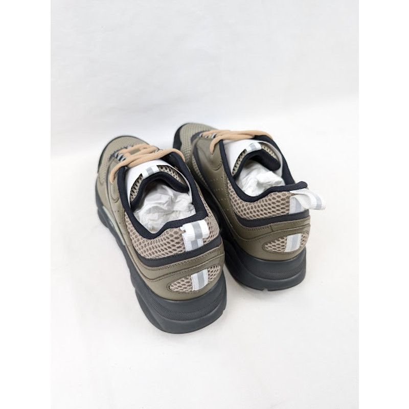 Dior o1rshd1 B22 Calfskin Mesh Sneakers in Khaki Size US 8 / EU 41 - 19 Thumbnail