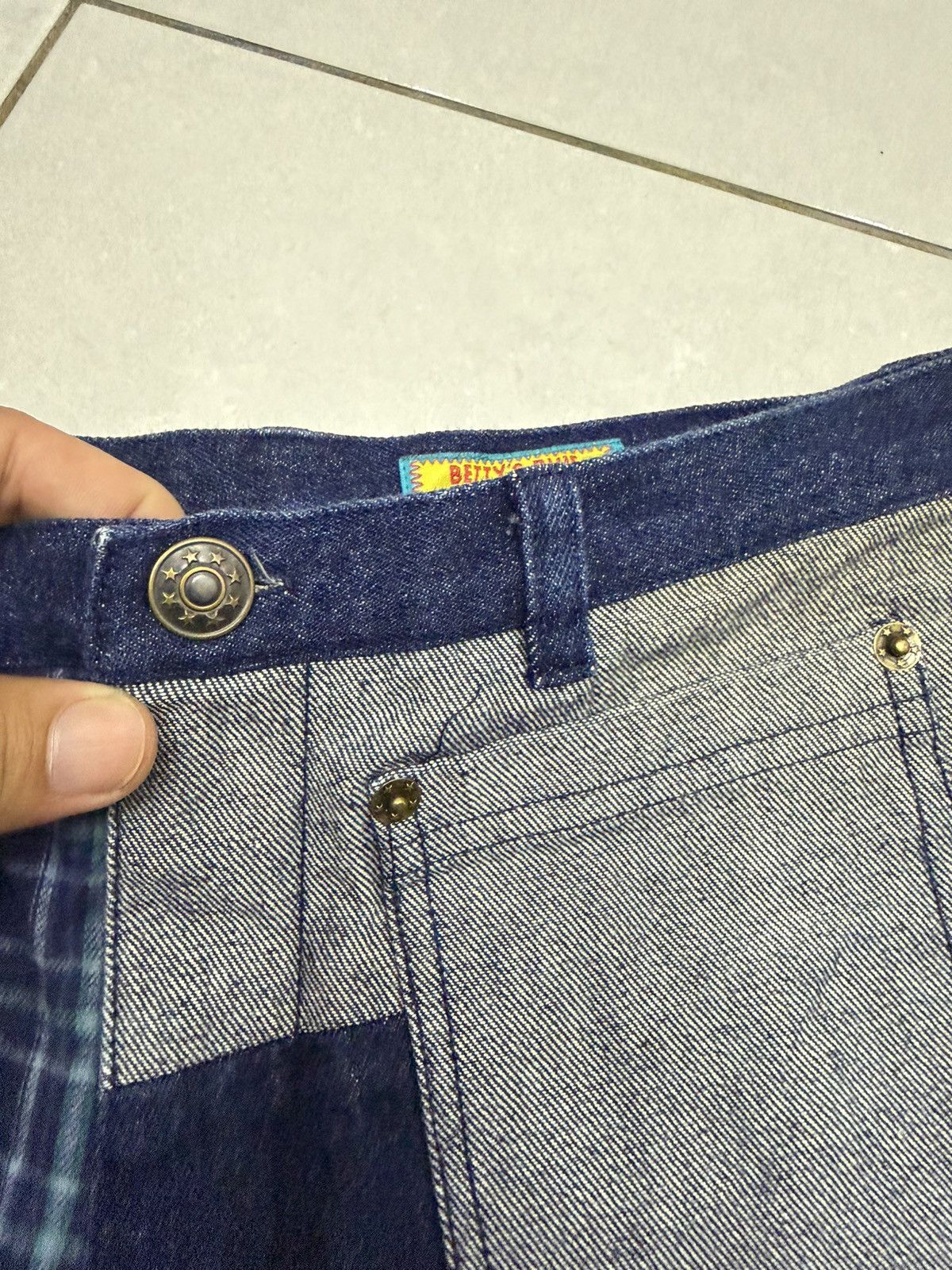 Japanese Brand Betty’s Blue Shinji Abe Patchworks Kapital Inspired Denim Size US 28 / EU 44 - 6 Thumbnail