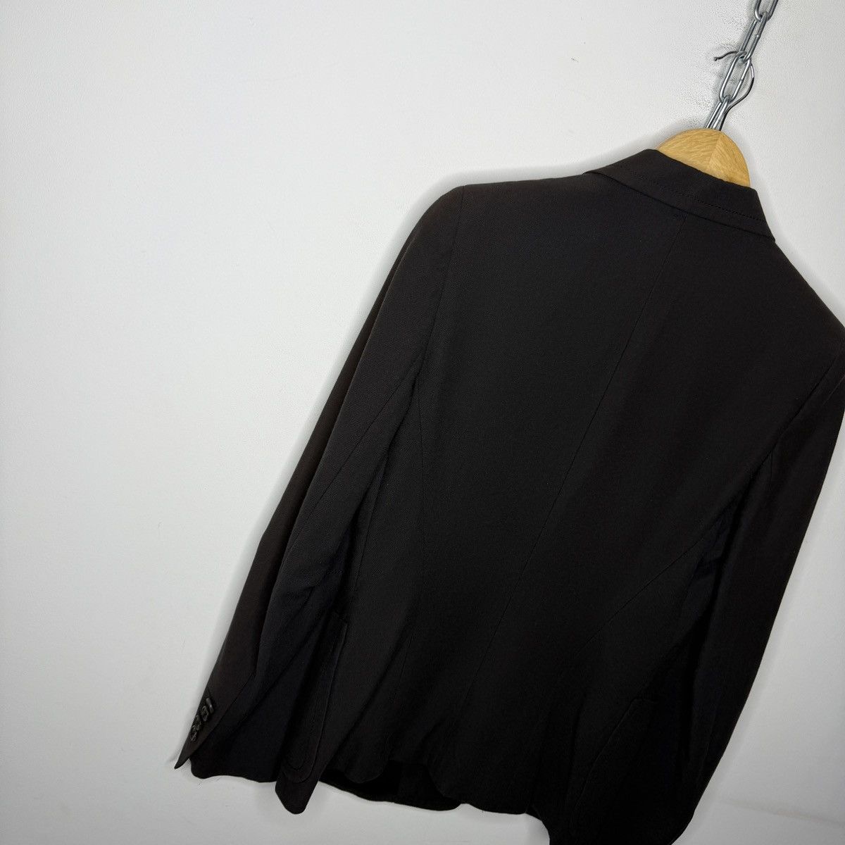 Ann Demeulemeester Ann Demeulemeester Women Blazer Black Wool Size S / US 4 / IT 40 - 9 Thumbnail