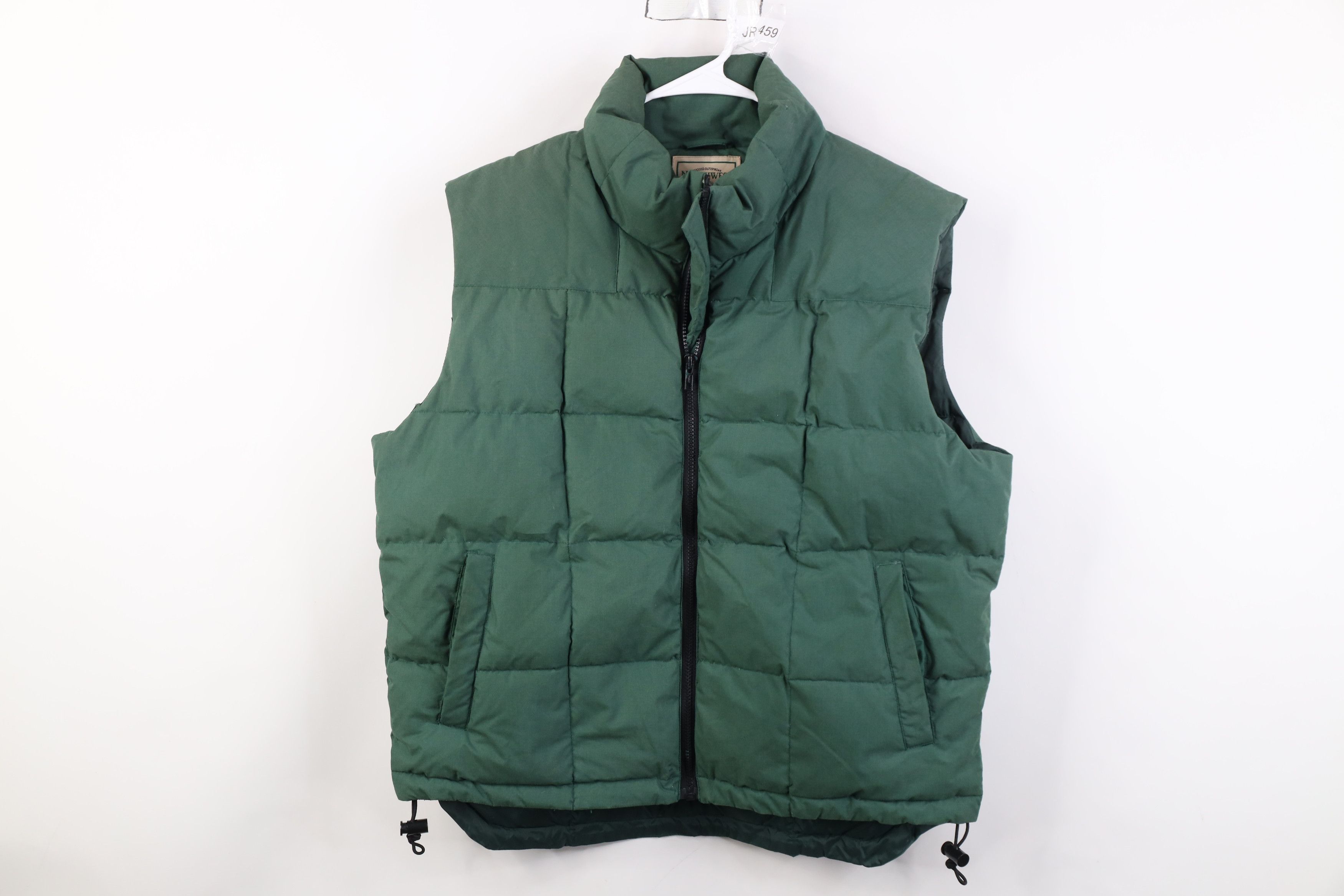 Vintage Vintage 90s Streetwear Duck Down Puffer Vest Jacket Green Size US M / EU 48-50 / 2 - 1 Thumbnail